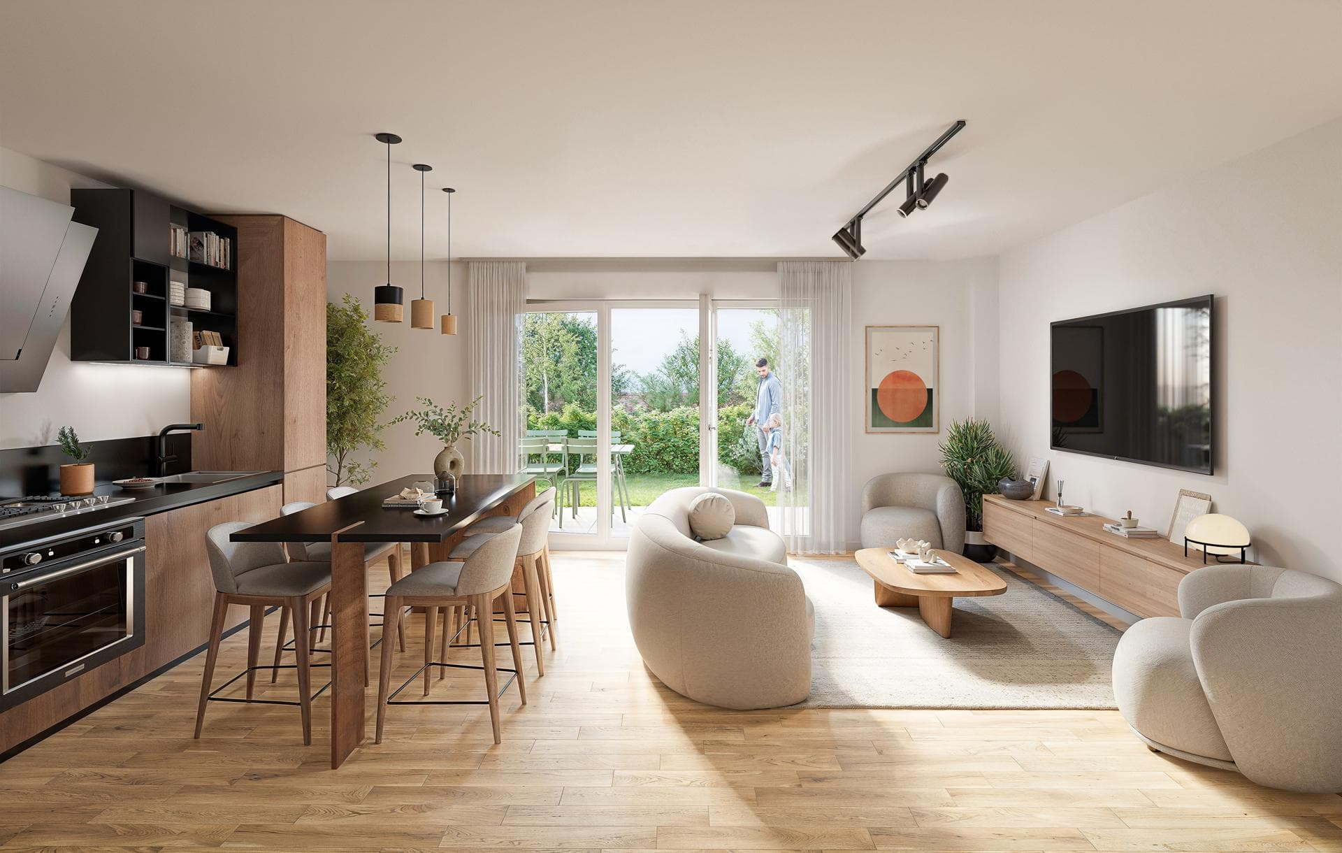 Rouffiac-Tolosan — Au cœur de Rouffiac-Tolosan, une résidence contemporaine propose 36 logements répartis dans 8 petits... — Miniature 3