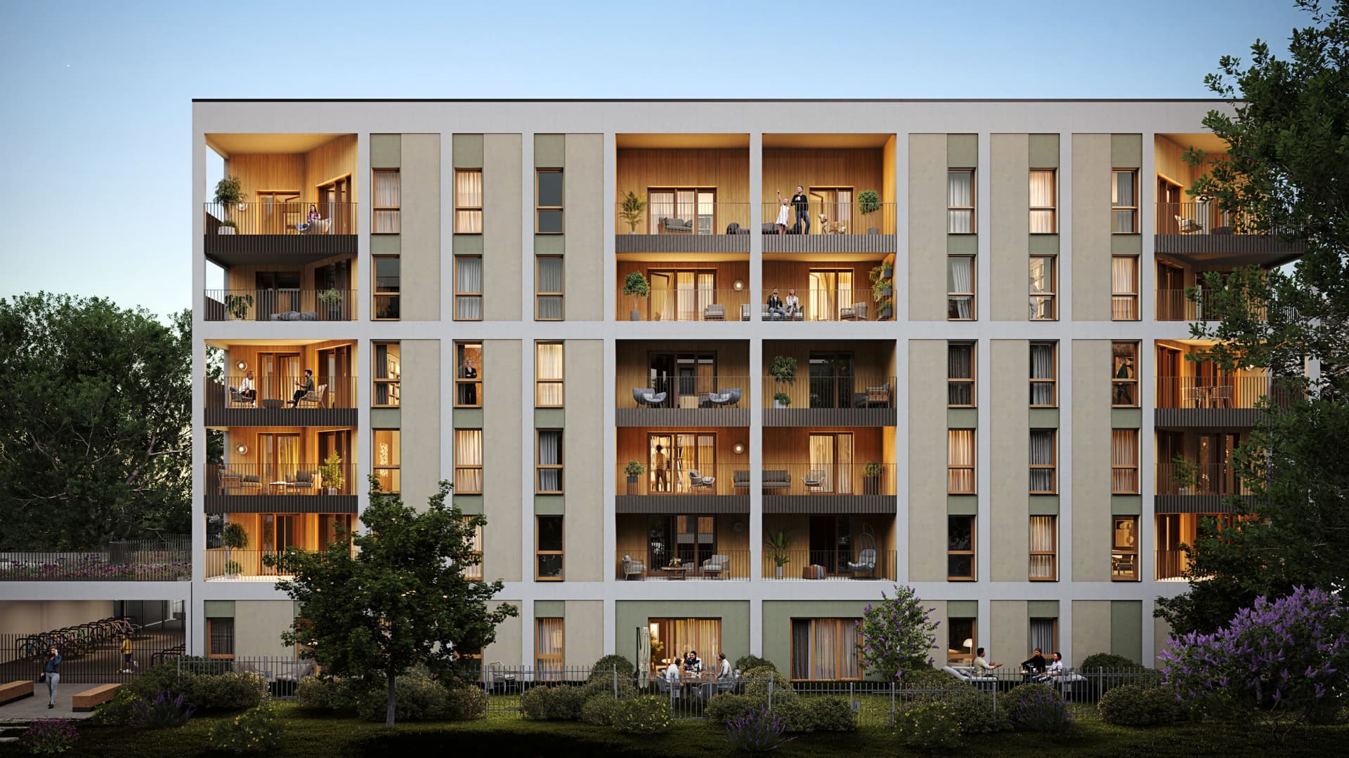 Bron — Située au cœur d’un secteur résidentiel à Lyon – Bron, cette nouvelle résidence propose une sélectio... — Photo 1