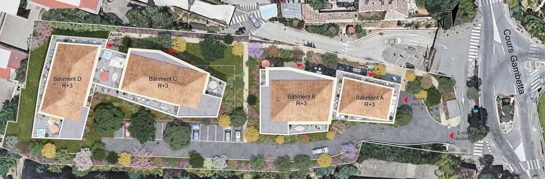 Aix-en-Provence — À proximité du Parc de la Torse et du centre-ville d’Aix-en-Provence, une nouvelle résidence de stan... — Miniature 2