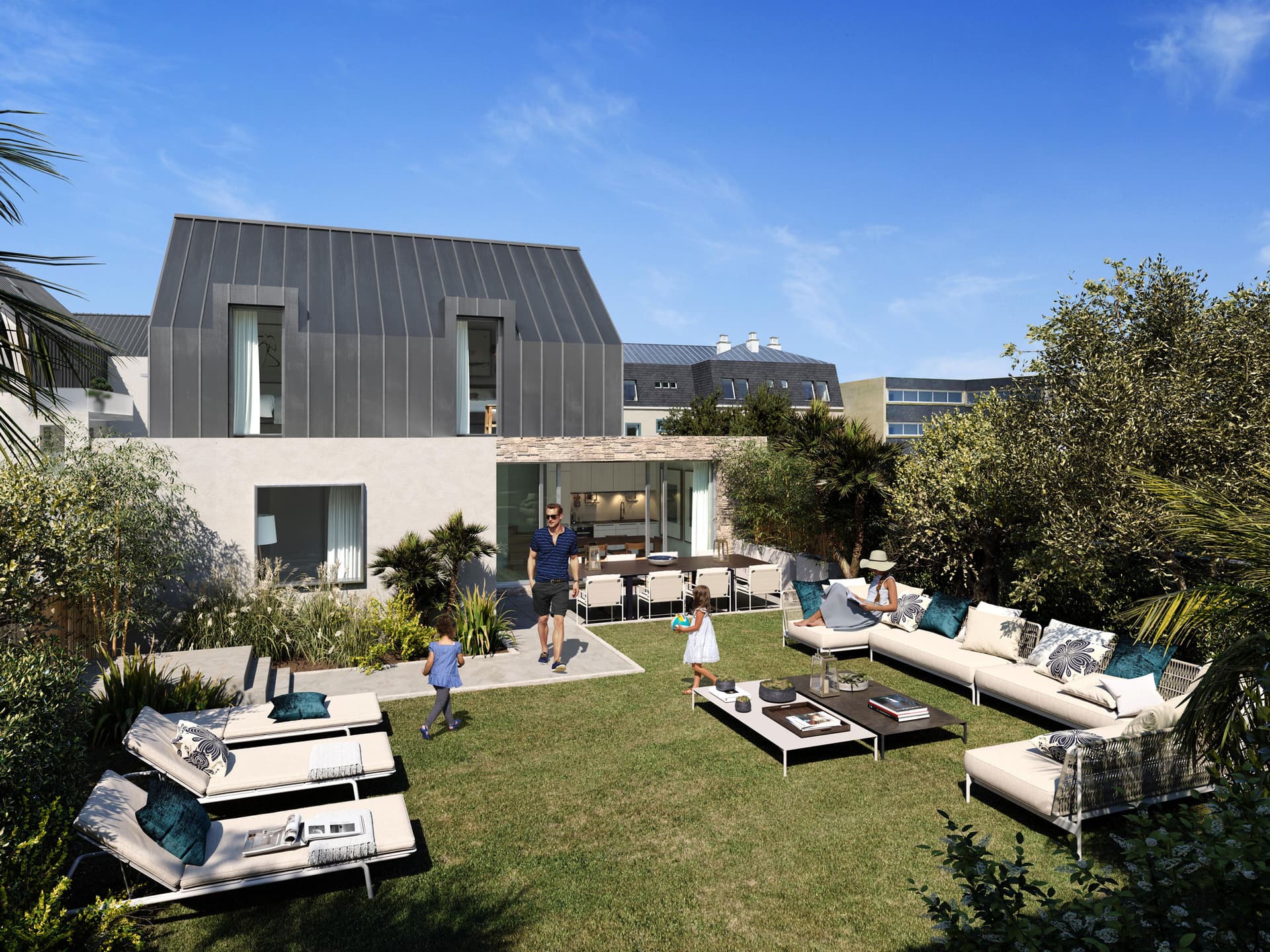 Quiberon — Située face au port de Quiberon, à quelques pas des plages et du centre-ville, cette nouvelle réside... — Miniature 5