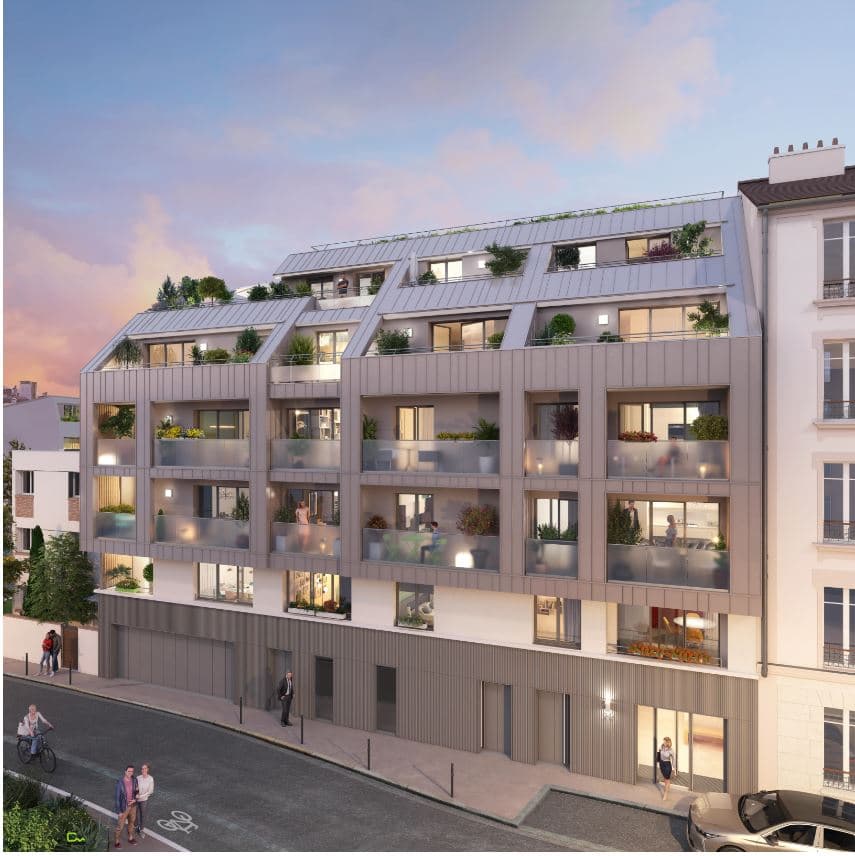 Issy-les-Moulineaux — Située en plein centre-ville d’Issy-les-Moulineaux, cette nouvelle résidence s’intègre harmonieuseme... — Miniature 4