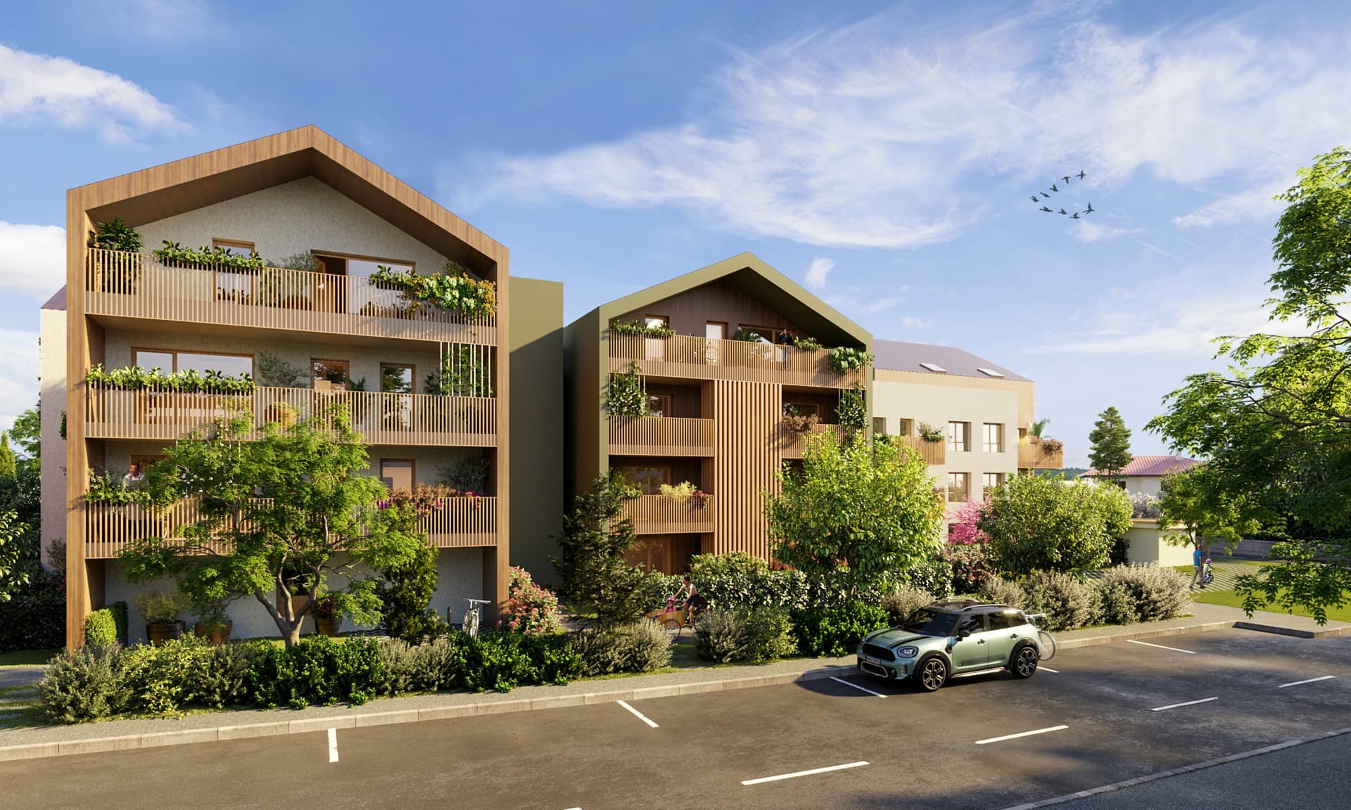 Annecy — Située au cœur d’un cadre verdoyant à Seynod, dans la région du Grand Annecy, cette nouvelle résiden... — Miniature 3