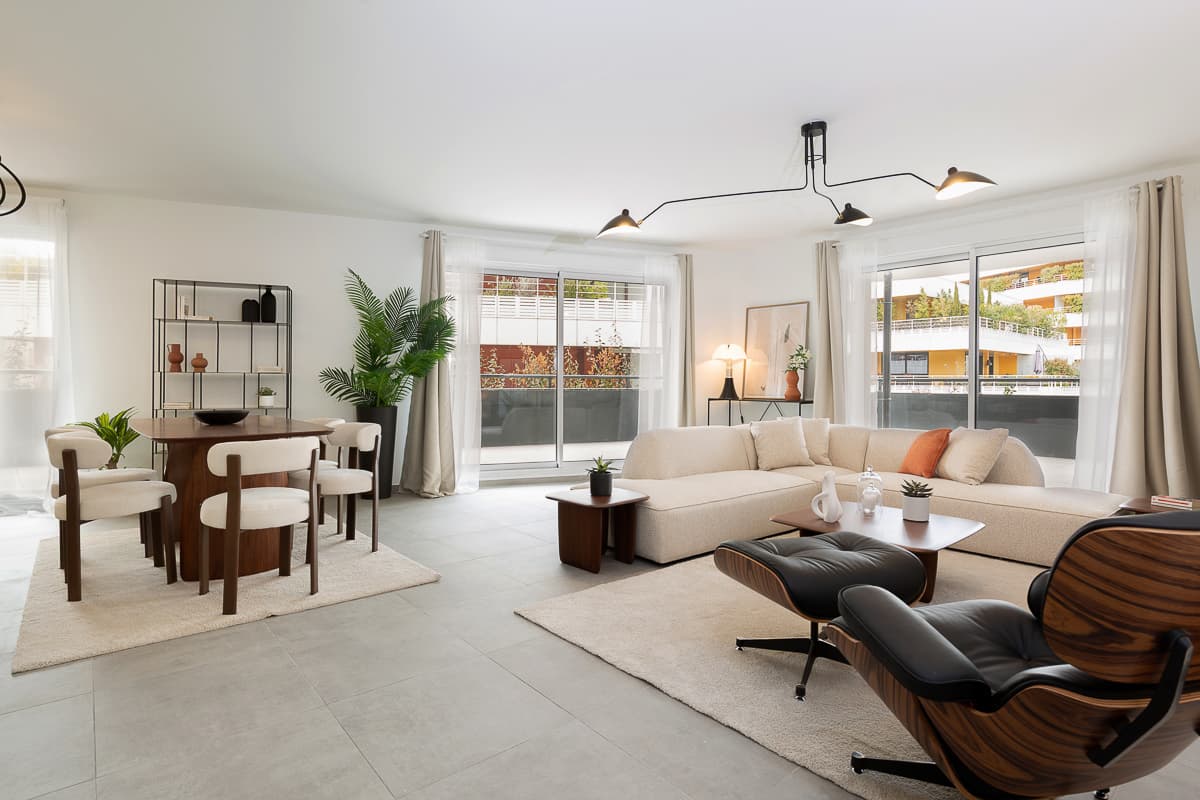 Nice — Au cœur d’un quartier animé, réputé pour son marché en plein air, cette nouvelle résidence bénéficie... — Miniature 5