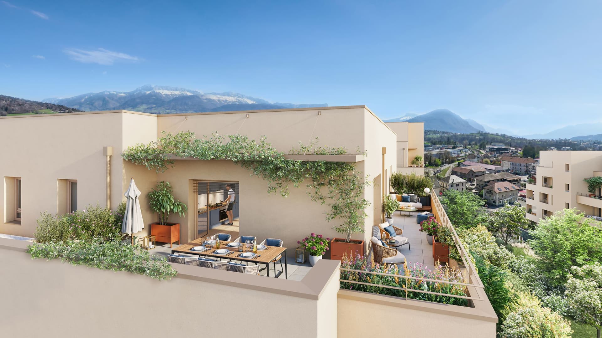 Annecy — Située à quelques minutes du centre d’Annecy, cette résidence prend place au sein du quartier durabl... — Photo 1