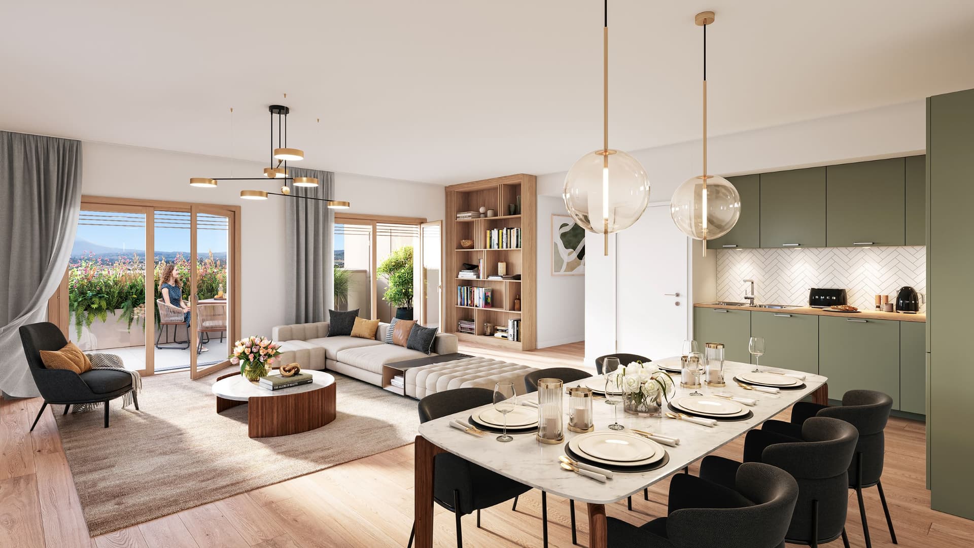 Annecy — Située à quelques minutes du centre d’Annecy, cette résidence prend place au sein du quartier durabl... — Miniature 2