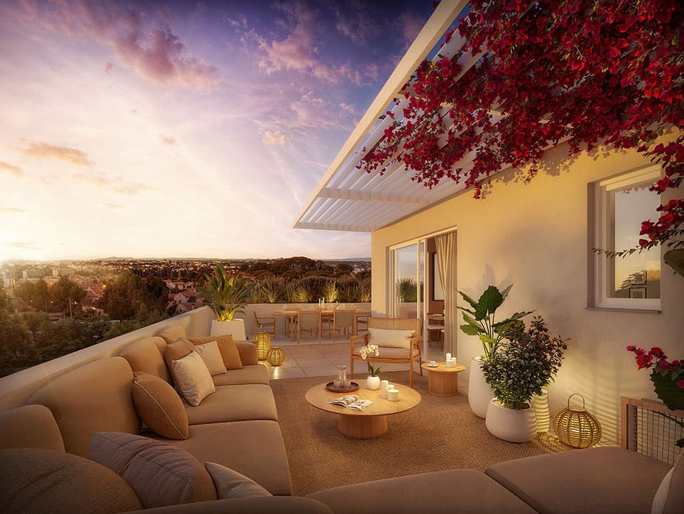 Montpellier — Située au cœur du quartier Millénaire à Montpellier, cette résidence contemporaine bénéficie d’un en... — Miniature 2