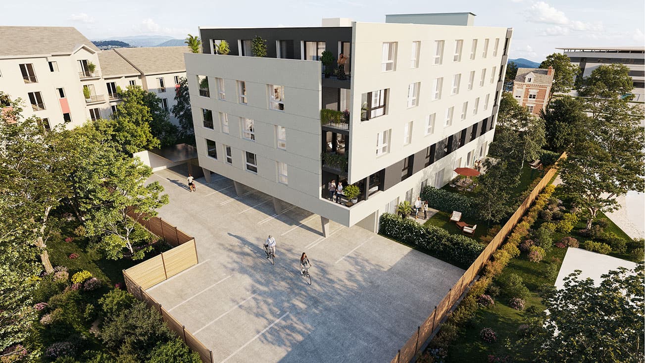 Rouen — Située au cœur de Rouen, cette résidence contemporaine propose 60 appartements, du studio au trois p... — Miniature 2