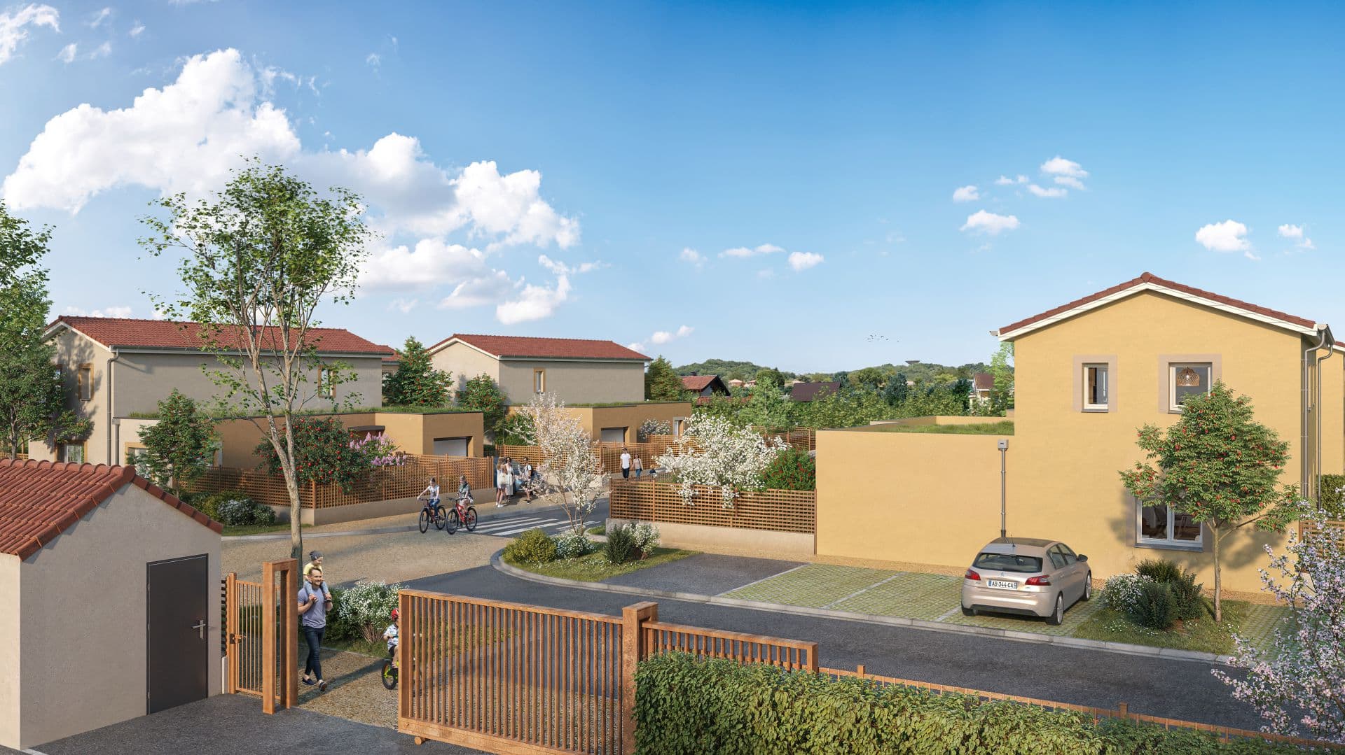 Genas — Située à proximité immédiate de Lyon, cette nouvelle résidence s’intègre harmonieusement dans le pay... — Miniature 3