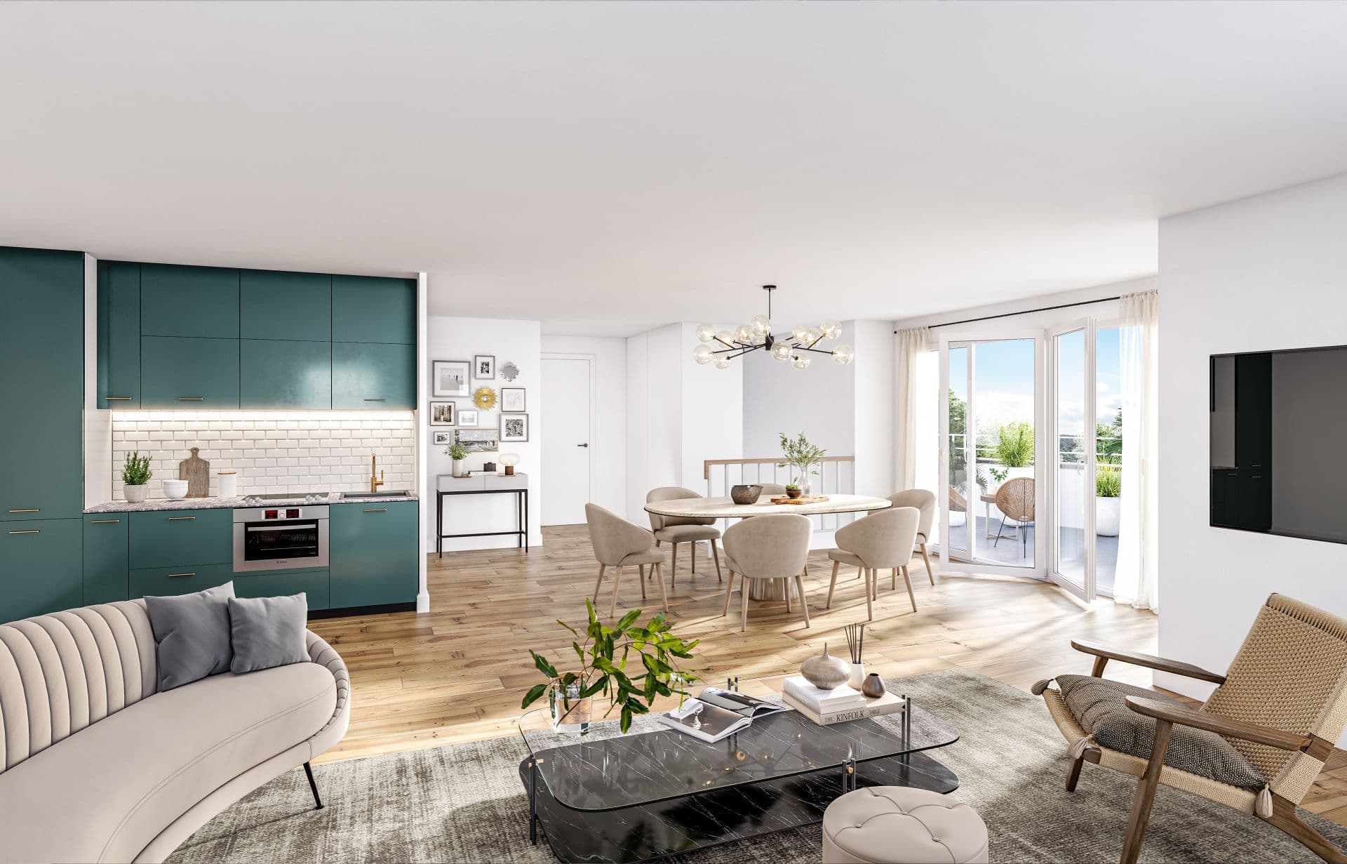 Genas — Située à proximité immédiate de Lyon, cette nouvelle résidence s’intègre harmonieusement dans le pay... — Miniature 5