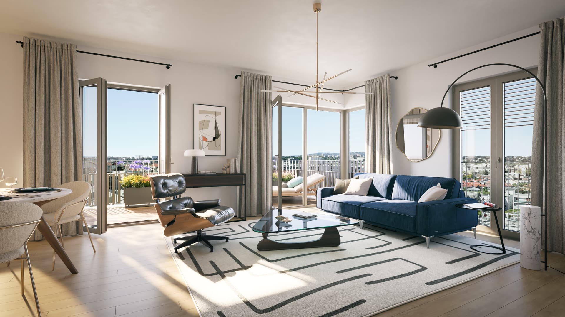 Villeurbanne — Située au cœur du quartier emblématique Gratte-Ciel, cette nouvelle résidence se distingue par une a... — Miniature 3