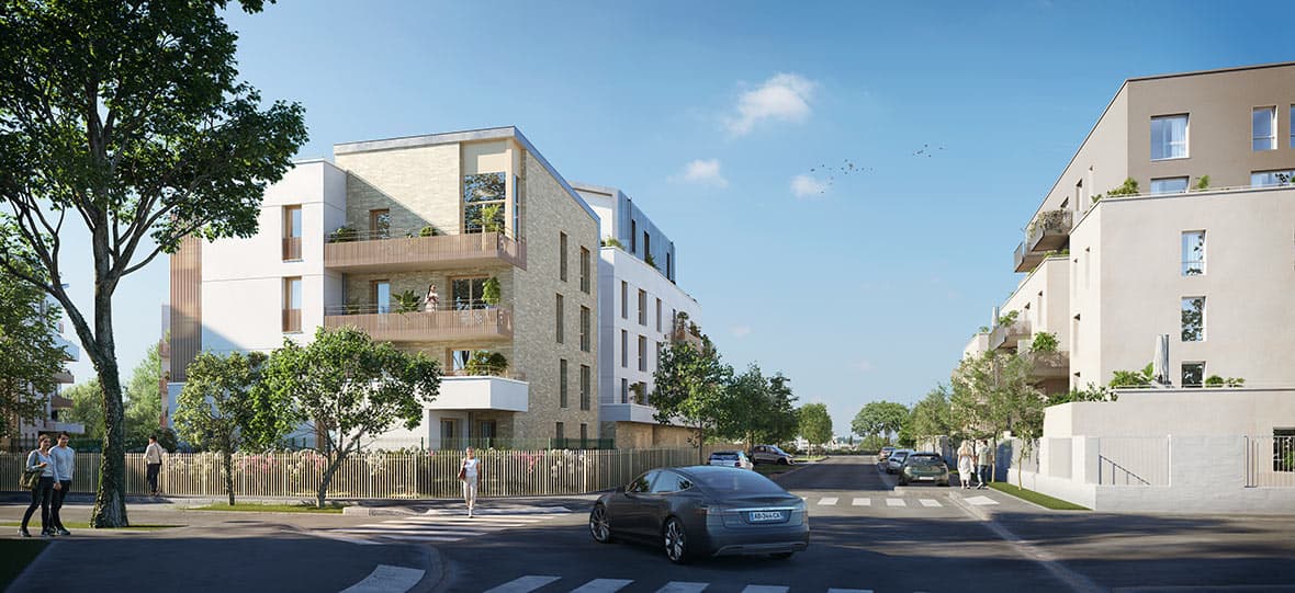 Meaux — Ce programme immobilier neuf propose des appartements spacieux de type T3, offrant des surfaces géné... — Miniature 2