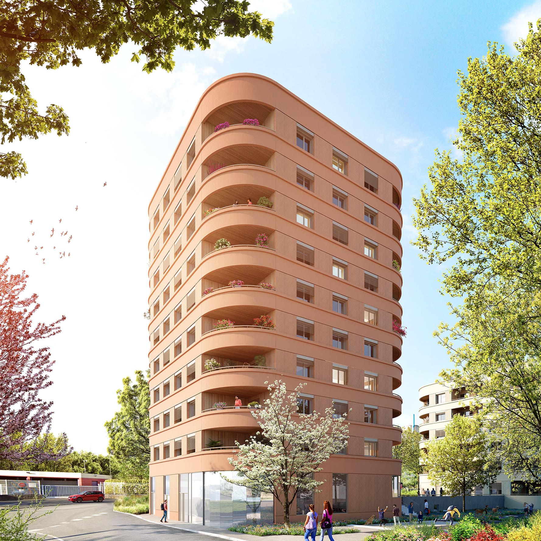 Rillieux-la-Pape — Située au cœur d’un environnement urbain dynamique, cette résidence neuve propose une sélection d’ap... — Miniature 3