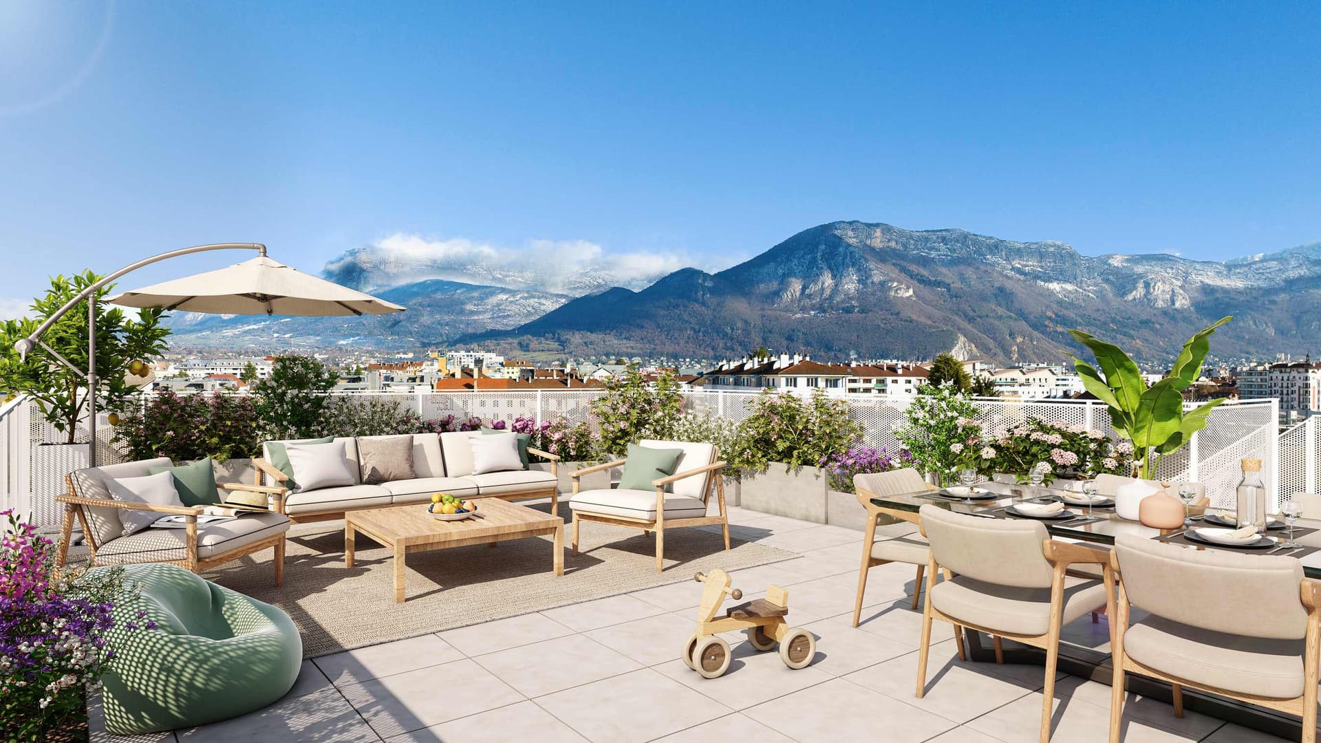 Annecy — Au sein d’un environnement alpin d’exception, ce nouveau projet résidentiel s’inscrit dans la contin... — Miniature 5