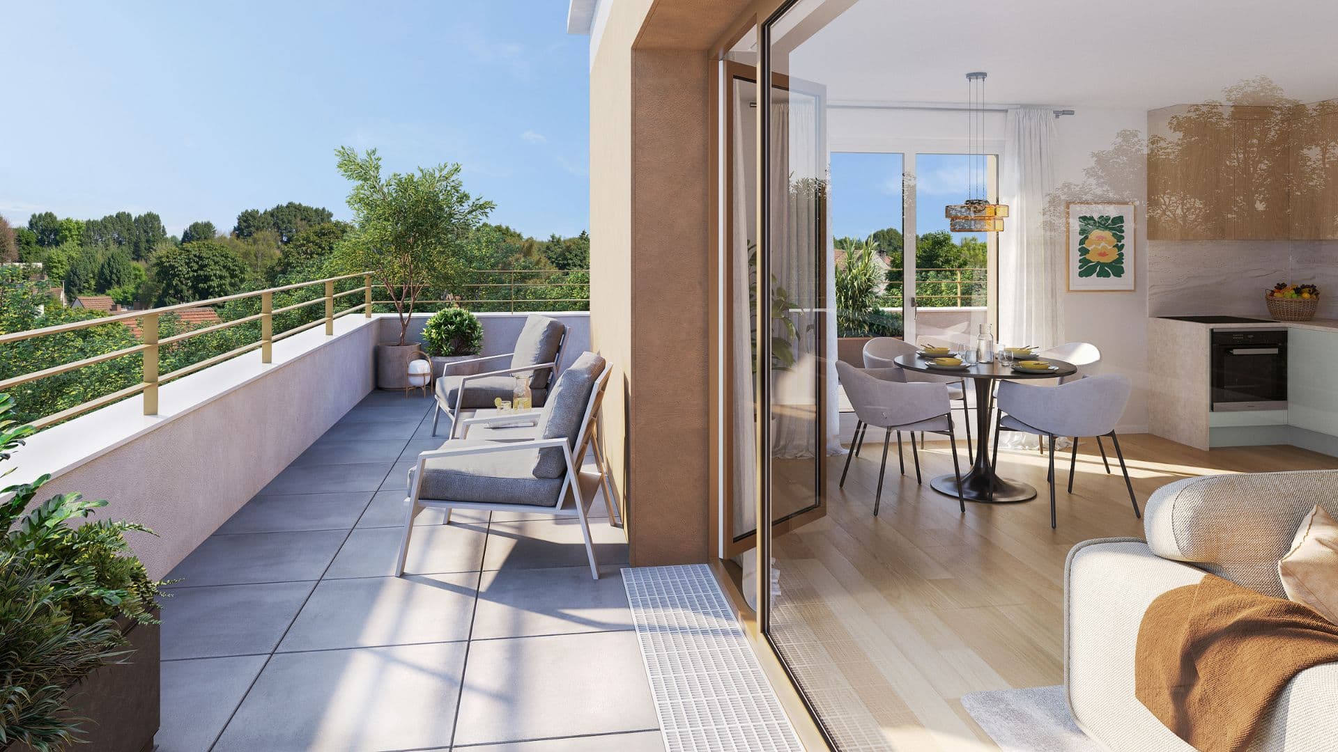 Brunoy — Située au cœur d’un environnement prisé à Brunoy, cette résidence contemporaine bénéficie d’un empla... — Miniature 5