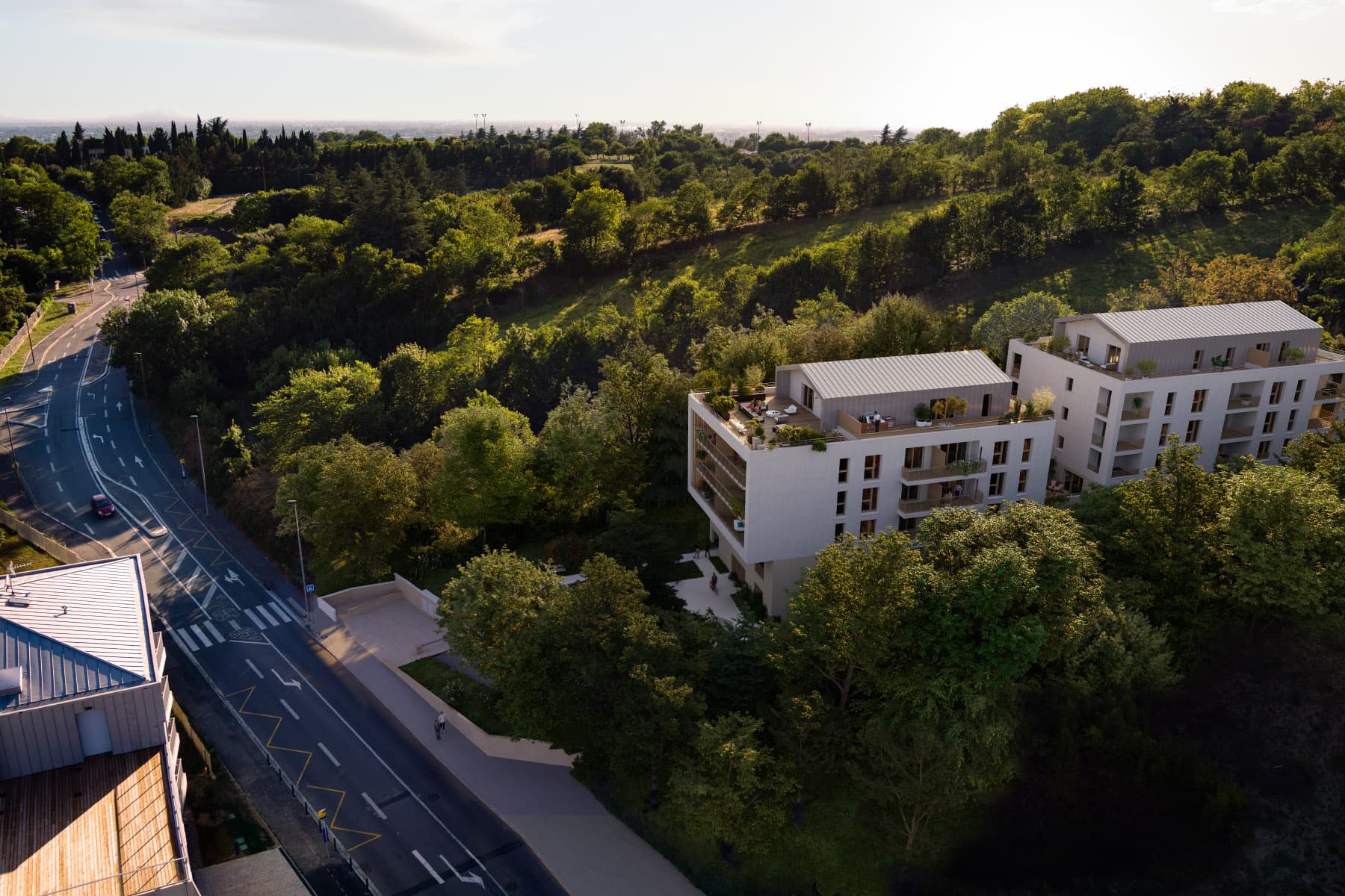 Toulouse — Située sur les hauteurs de Toulouse, cette nouvelle réalisation propose un cadre de vie privilégié a... — Miniature 4