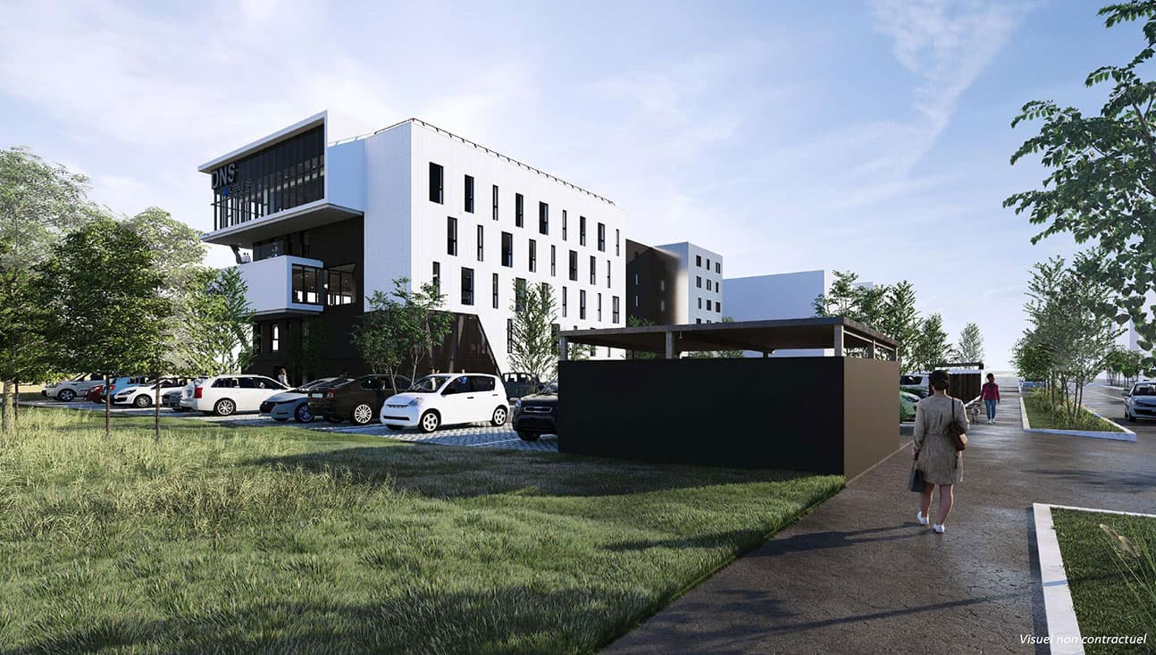 Bretteville-sur-Odon — Situé à Bretteville-sur-Odon, un nouvel immeuble de bureaux se distingue par son architecture soigné... — Miniature 2