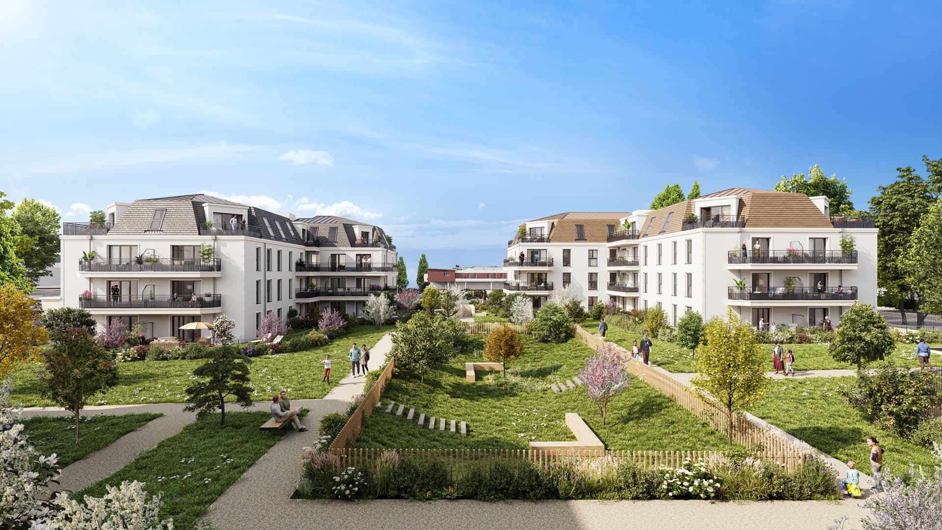 Goussainville — Située au cœur d’un nouvel écoquartier à Goussainville, cette résidence met en valeur une architectu... — Miniature 4