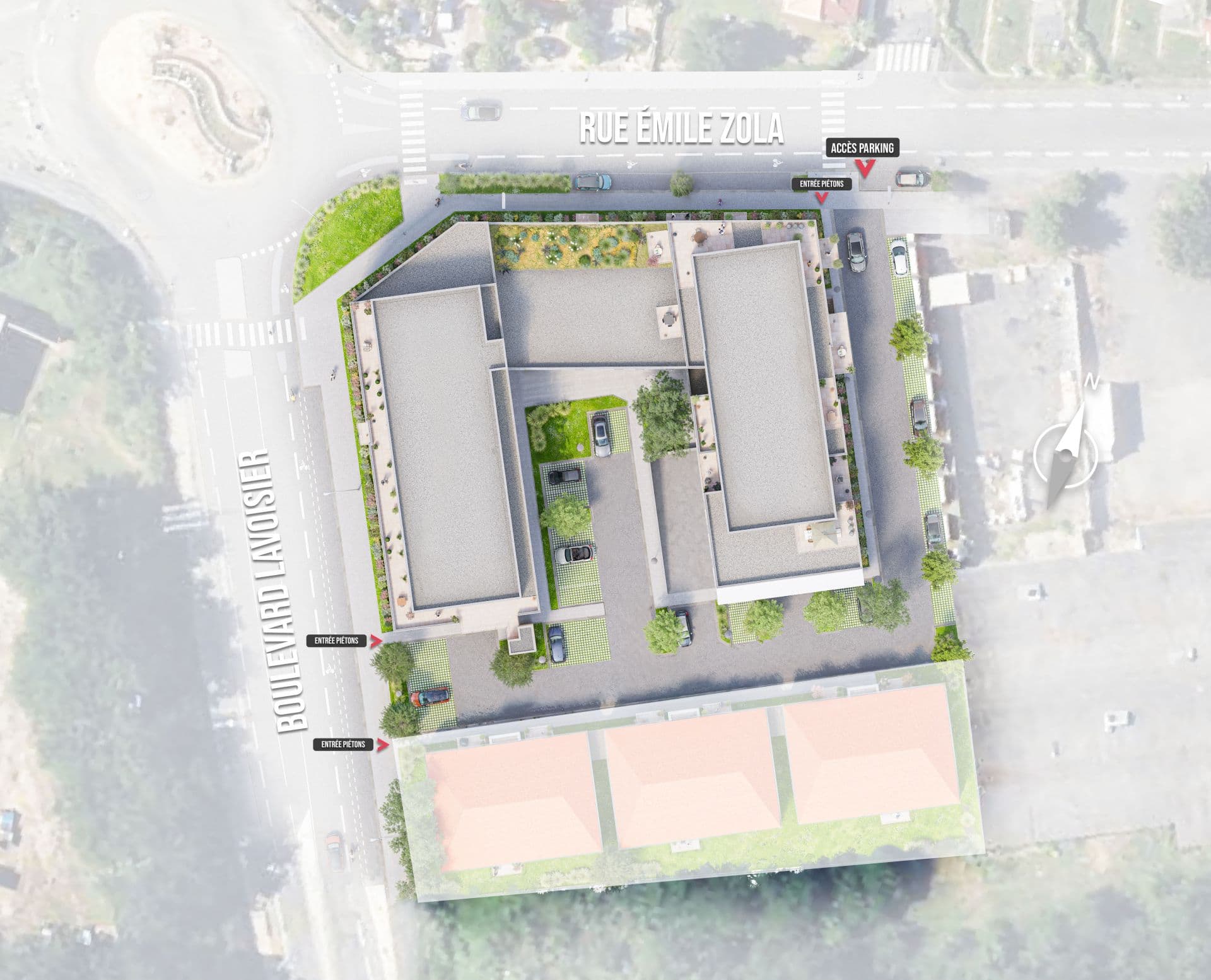 la Roche sur Yon — Située au cœur du quartier résidentiel Saint-André d’Ornay – Pont Morineau à La Roche-sur-Yon, cette... — Miniature 5