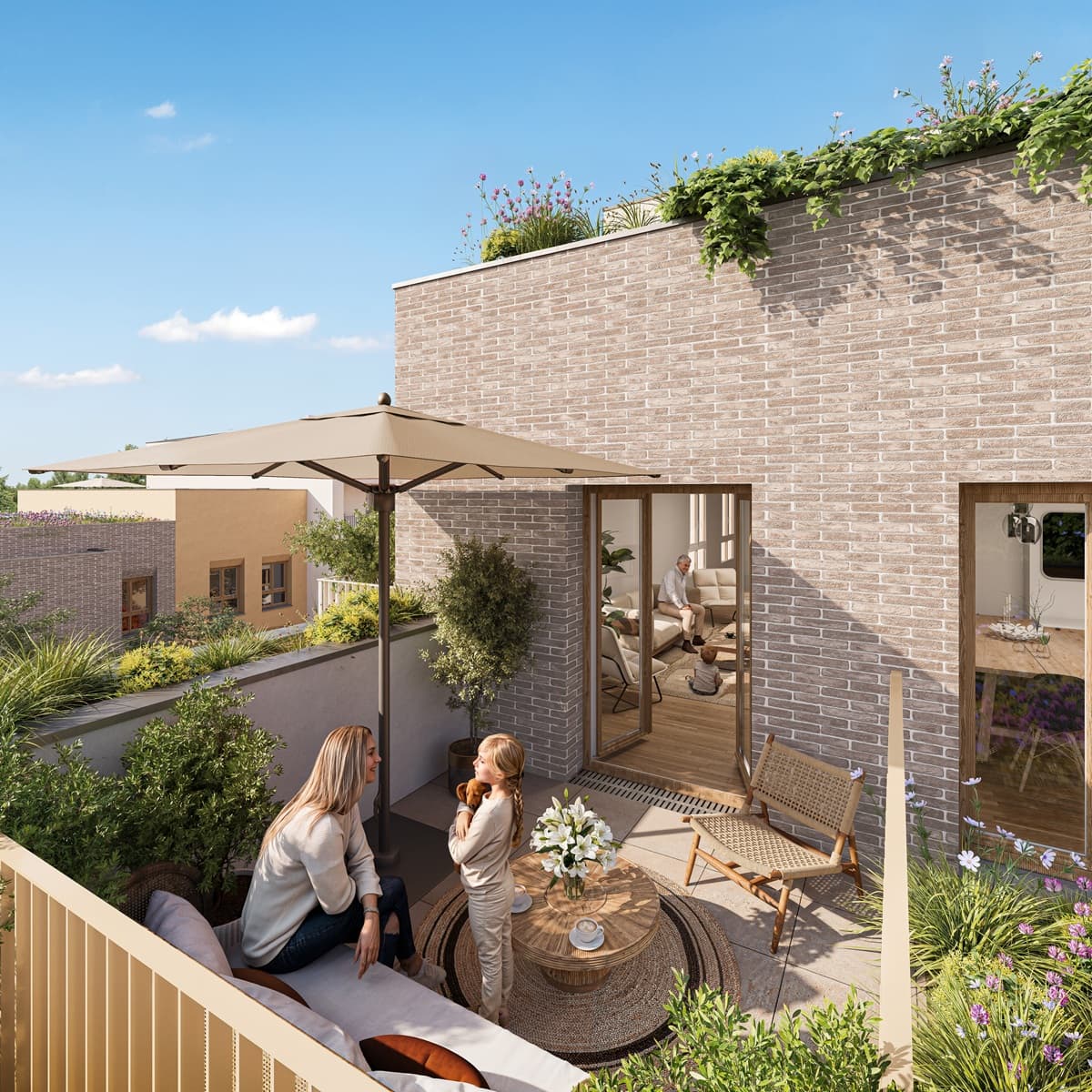 Orly — Au cœur d’un environnement verdoyant et convivial, cette nouvelle réalisation s’étend le long d’une ... — Miniature 4