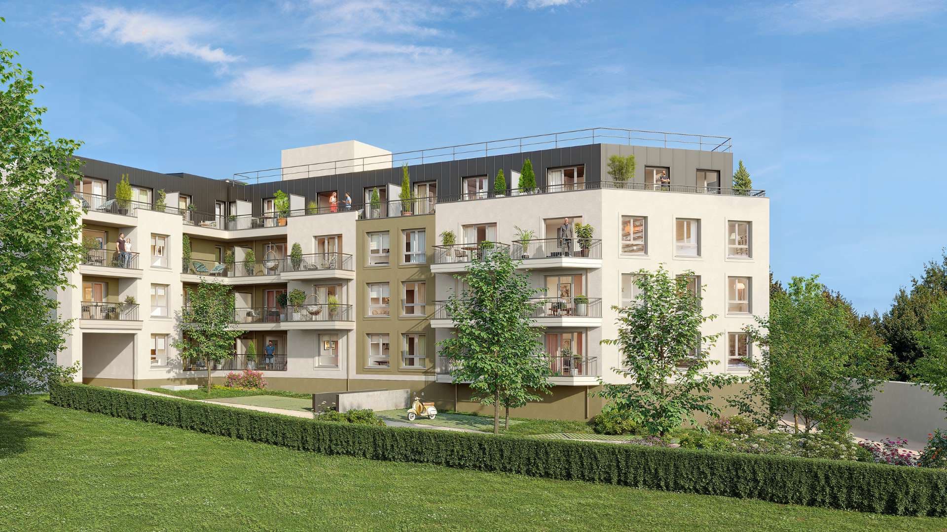 Crosne — Située à une quinzaine de kilomètres au sud-est de Paris et à proximité immédiate d’Orly, la commune... — Miniature 2