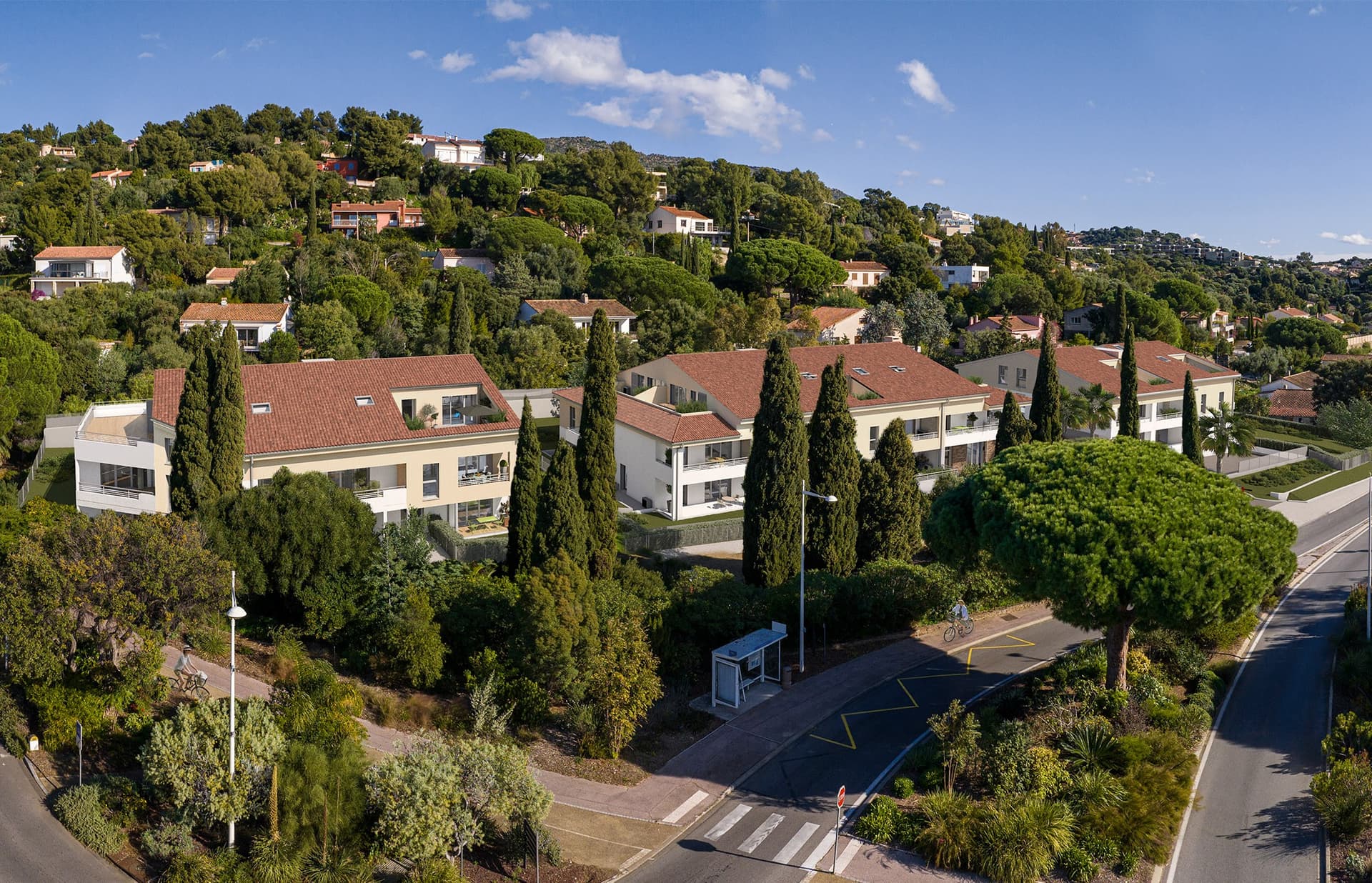 Bormes-les-Mimosas — Située à Bormes-les-Mimosas, cette nouvelle résidence propose une sélection d’appartements du deux a... — Photo 1