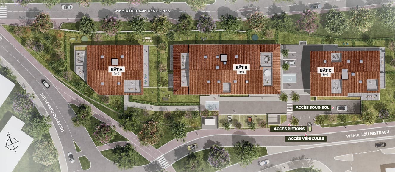 Bormes-les-Mimosas — Située à Bormes-les-Mimosas, cette nouvelle résidence propose une sélection d’appartements du deux a... — Miniature 11