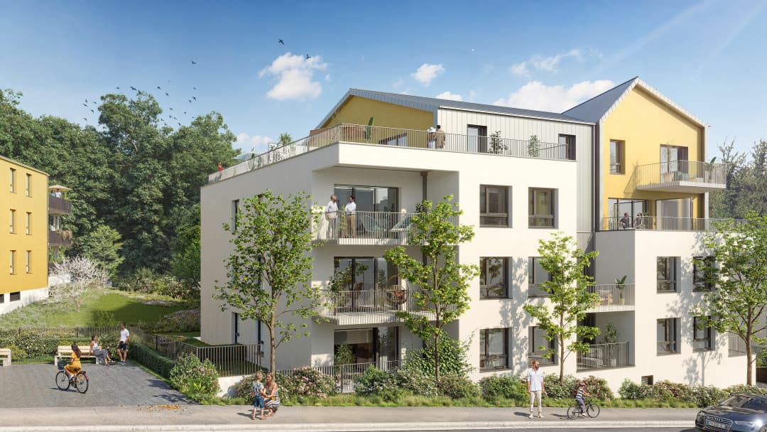 Nancy — Située dans le quartier prisé de Buthégnémont à Nancy, cette nouvelle résidence propose un cadre de ... — Miniature 4