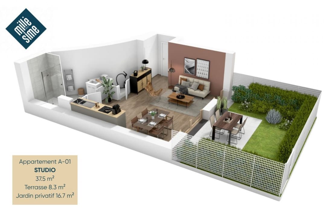Metz — Située dans le quartier prisé des Coteaux de la Seille, cette résidence contemporaine propose un cad... — Miniature 5