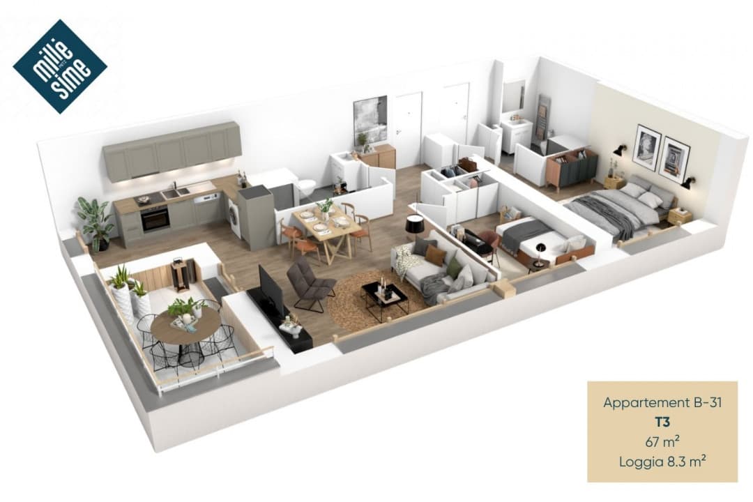Metz — Située dans le quartier prisé des Coteaux de la Seille, cette résidence contemporaine propose un cad... — Miniature 6