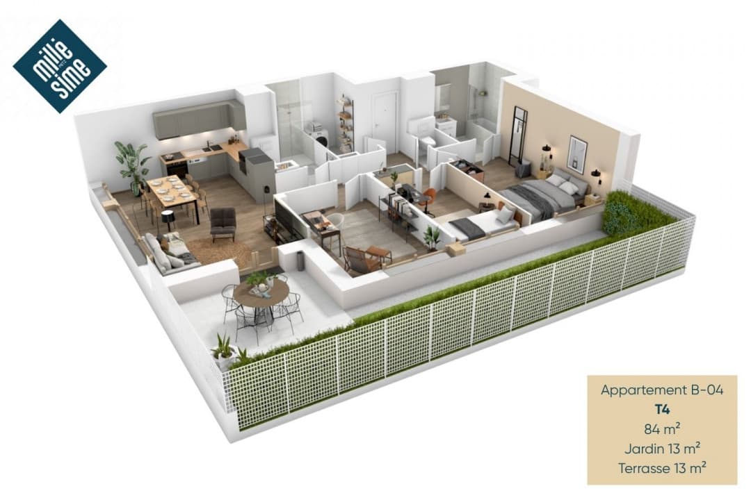 Metz — Située dans le quartier prisé des Coteaux de la Seille, cette résidence contemporaine propose un cad... — Miniature 7