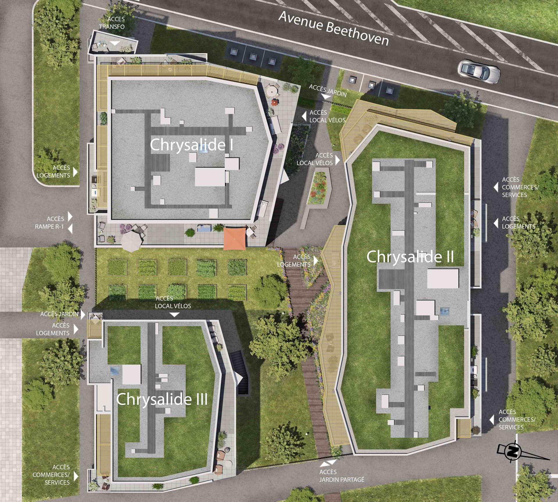 Tours — Située à proximité immédiate du centre-ville, cette nouvelle résidence bénéficie d’un emplacement pr... — Miniature 4