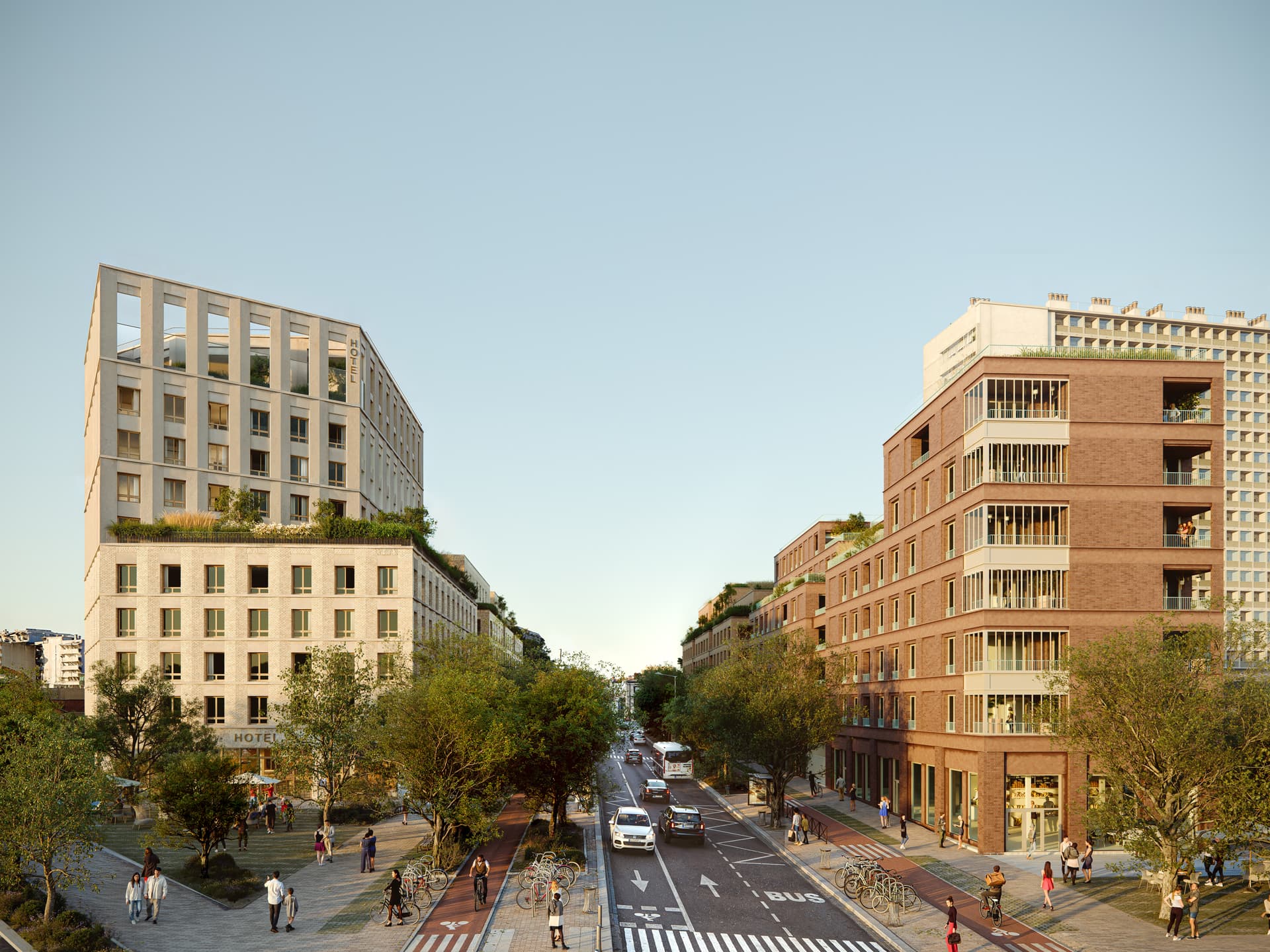 Toulouse — Au cœur du quartier Grand Matabiau Quais d’Oc à Toulouse, un nouveau projet d’aménagement urbain s’i... — Photo 1