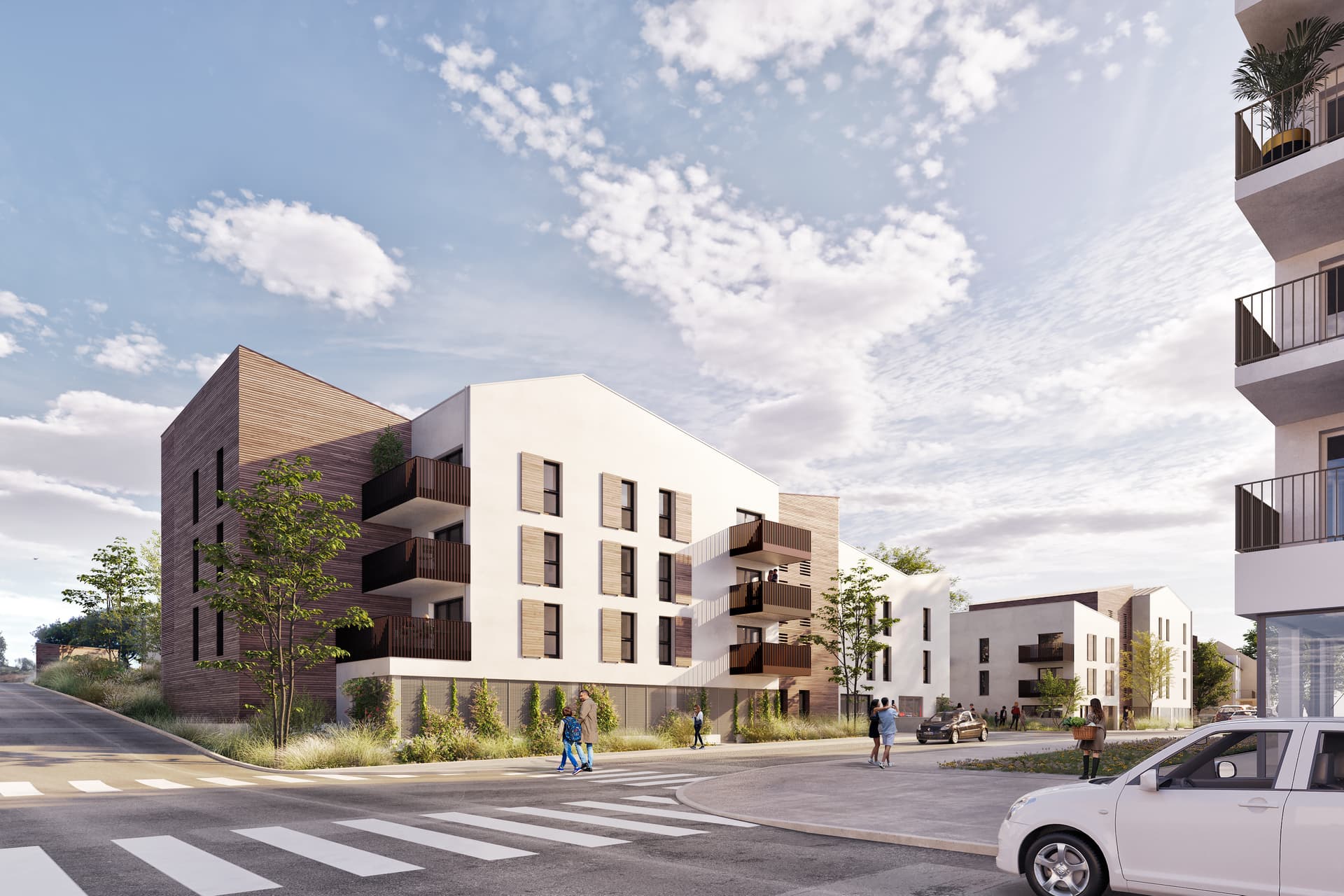 Brest — Située à l’ouest de Brest, dans le quartier Fontaine Margot, cette résidence s’intègre harmonieuseme... — Photo 1