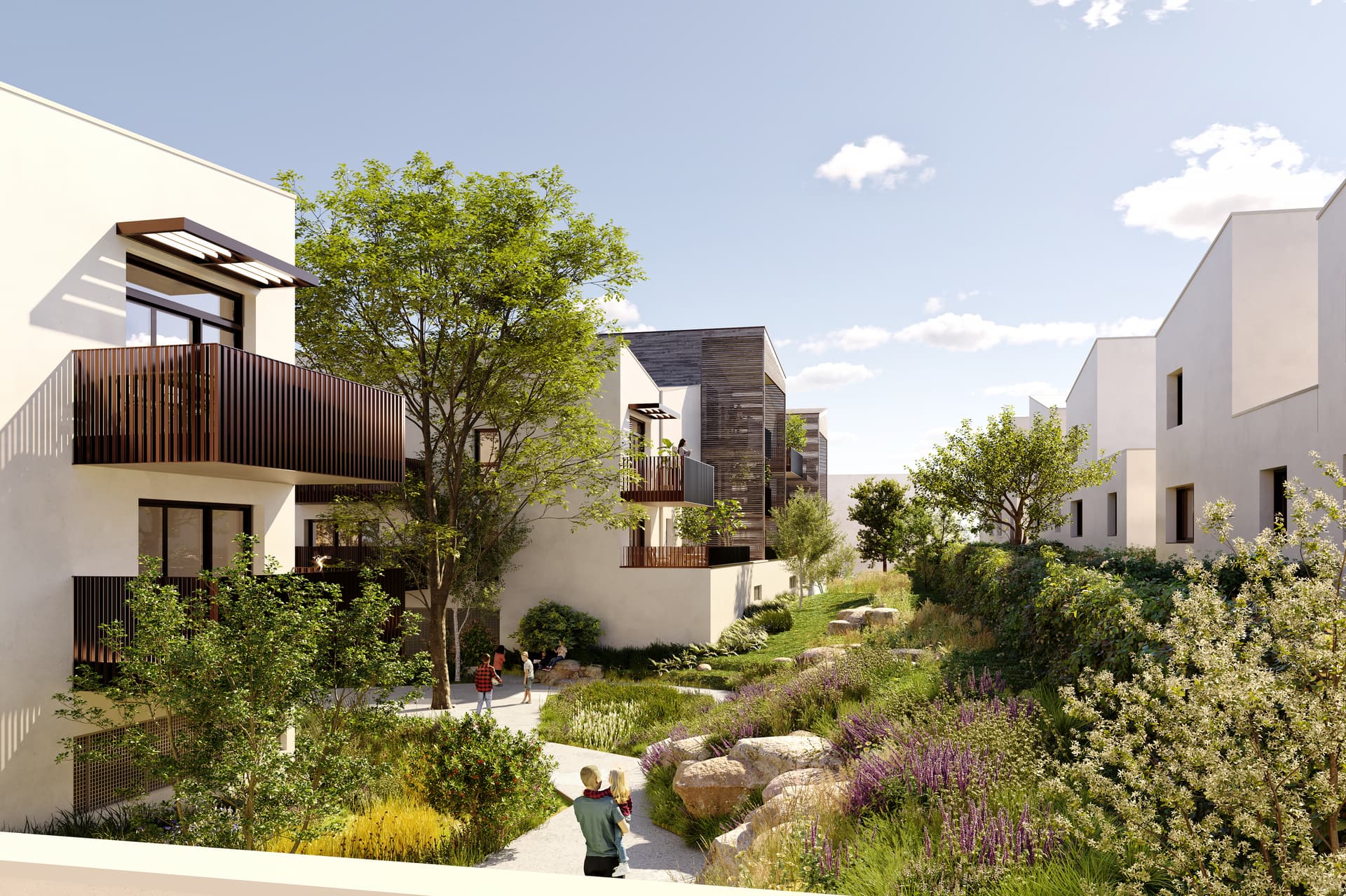 Brest — Située à l’ouest de Brest, dans le quartier Fontaine Margot, cette résidence s’intègre harmonieuseme... — Miniature 4