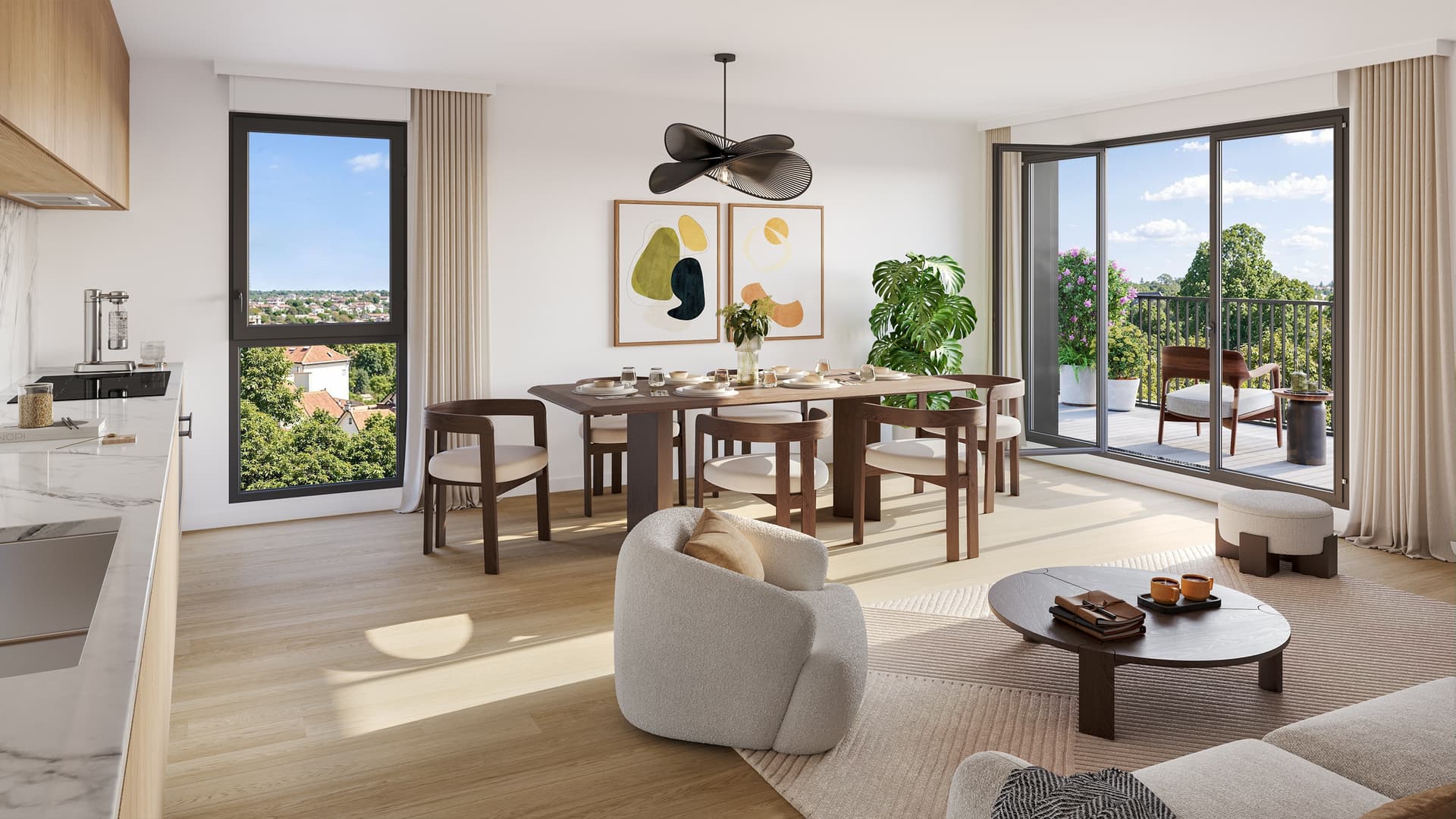 Châtenay-Malabry — Au cœur d’un quartier dynamique, cette nouvelle résidence propose 34 appartements bénéficiant chacun... — Miniature 4