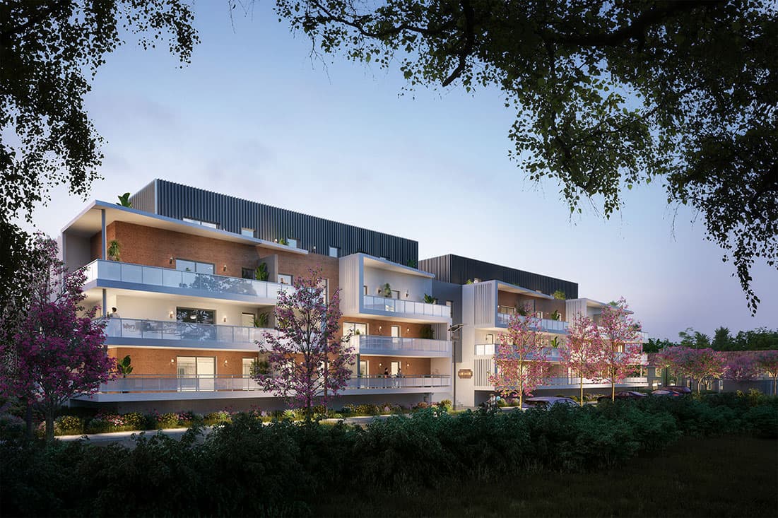 Lunel — La résidence se compose de trois îlots distincts et propose des appartements allant du deux au quatr... — Miniature 3