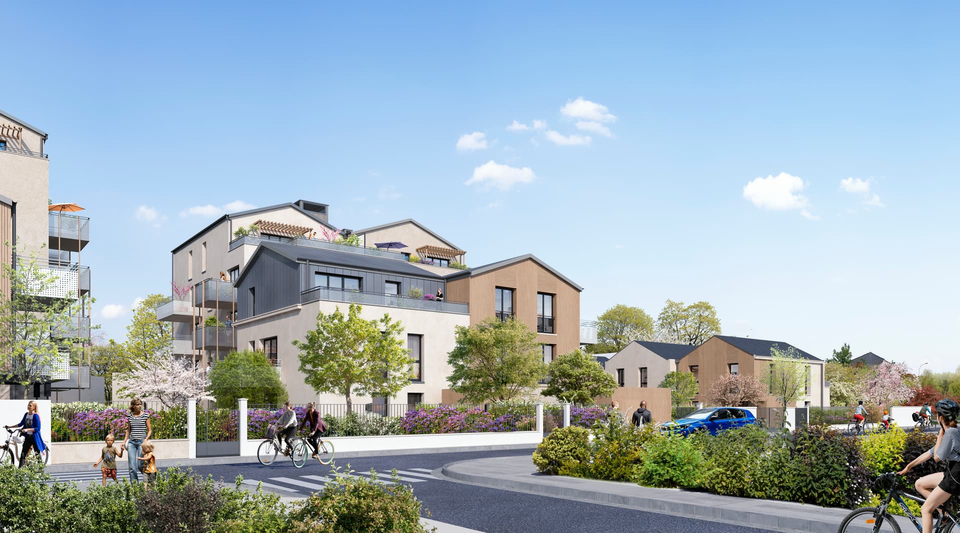 Noisy-le-Grand — Au cœur d’un environnement soigneusement aménagé et agrémenté d’espaces paysagers, cette résidence p... — Photo 1