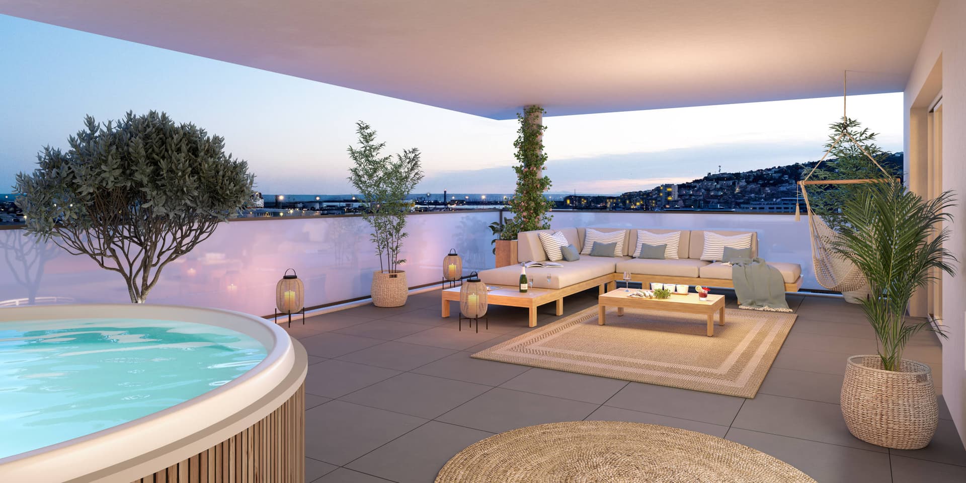 Sete — Situé à Sète, ce projet résidentiel se compose de deux bâtiments à l’architecture contemporaine et é... — Miniature 2