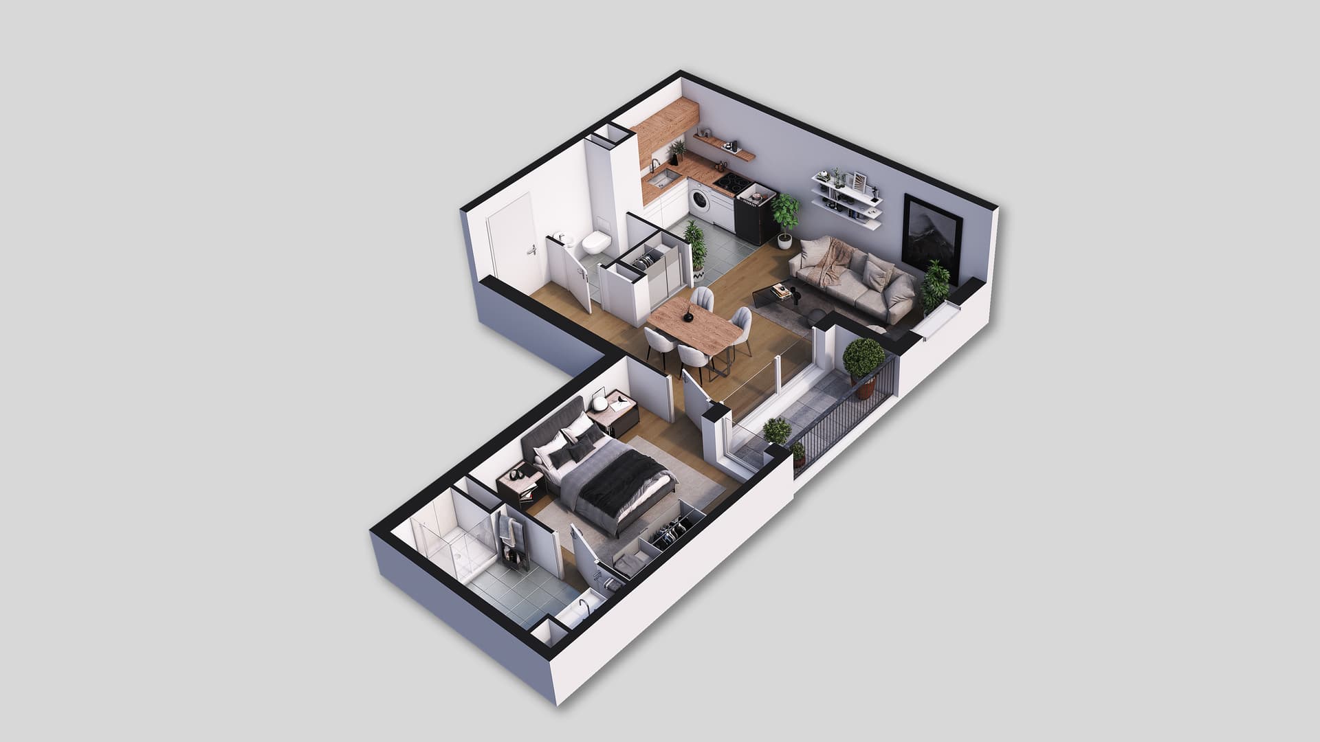 Rueil-Malmaison — Nichée à Rueil-Malmaison, à proximité immédiate de la forêt de Malmaison, cette nouvelle résidence b... — Miniature 6