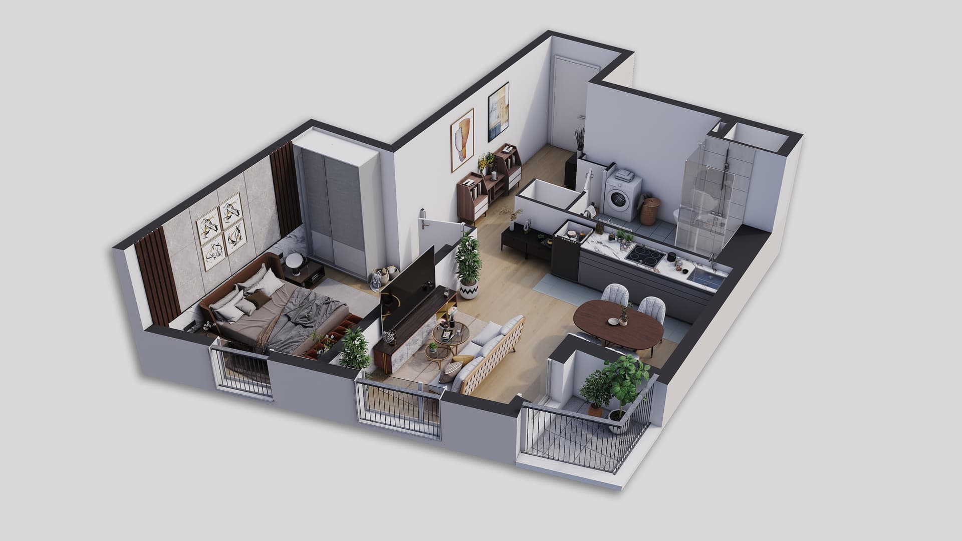 Rueil-Malmaison — Nichée à Rueil-Malmaison, à proximité immédiate de la forêt de Malmaison, cette nouvelle résidence b... — Miniature 7