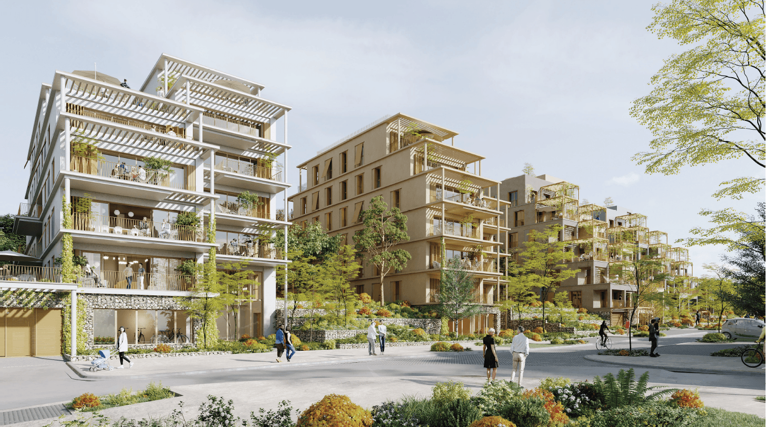 Rillieux-la-Pape — Située en lisière de la forêt de Sermenaz, cette résidence propose un cadre de vie privilégié au cœu... — Miniature 4