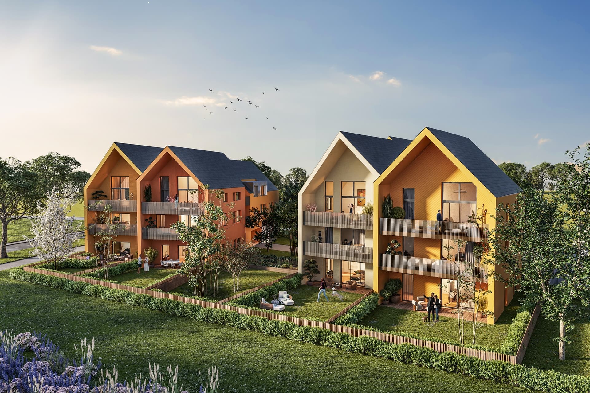 la Wantzenau — Située à La Wantzenau, à seulement quelques kilomètres de Strasbourg, cette nouvelle résidence s’int... — Miniature 2