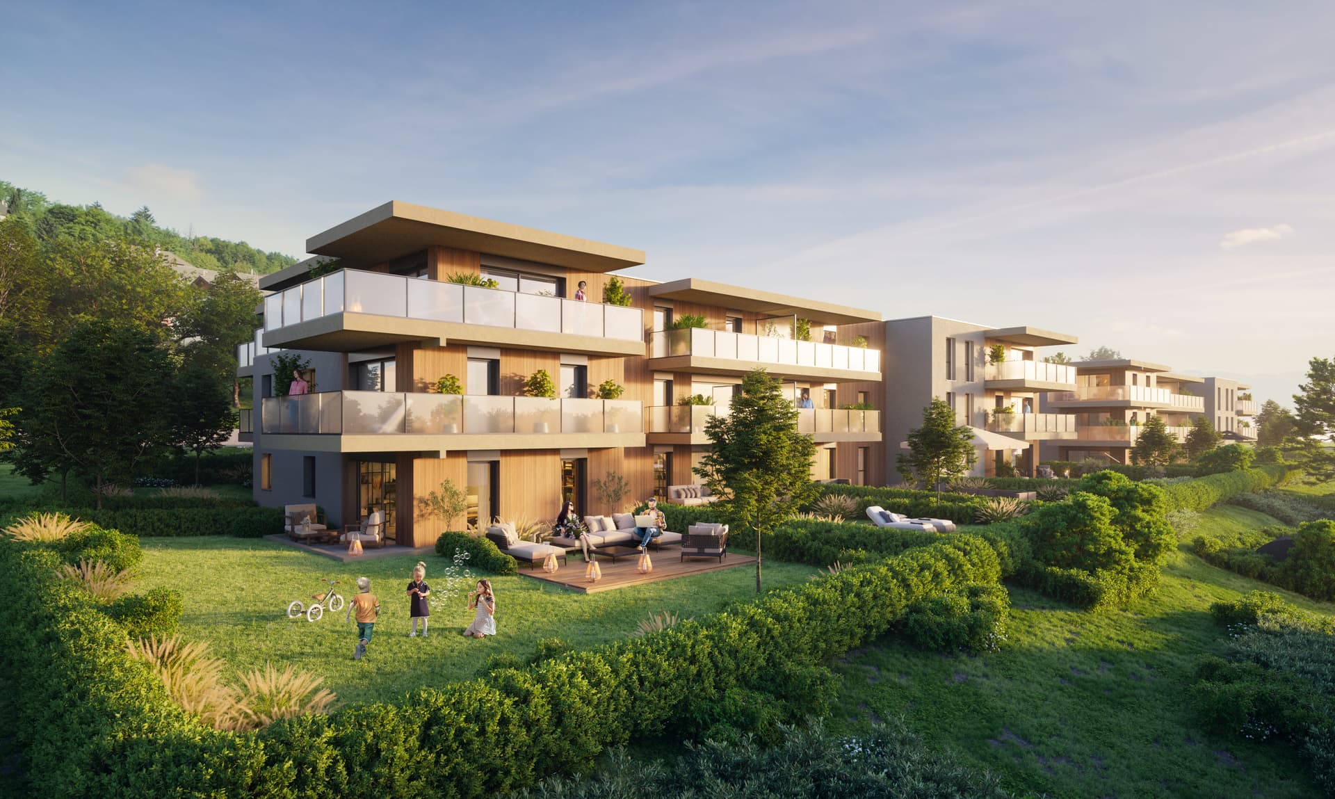 Rumilly — Au cœur de la commune de Rumilly, cette résidence contemporaine s’intègre harmonieusement dans un en... — Photo 1