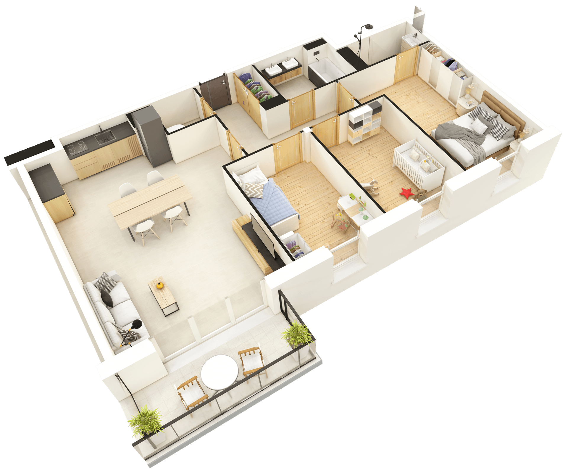 Berck — Idéalement située au cœur de Berck-Plage, cette nouvelle résidence se distingue par son emplacement ... — Miniature 5