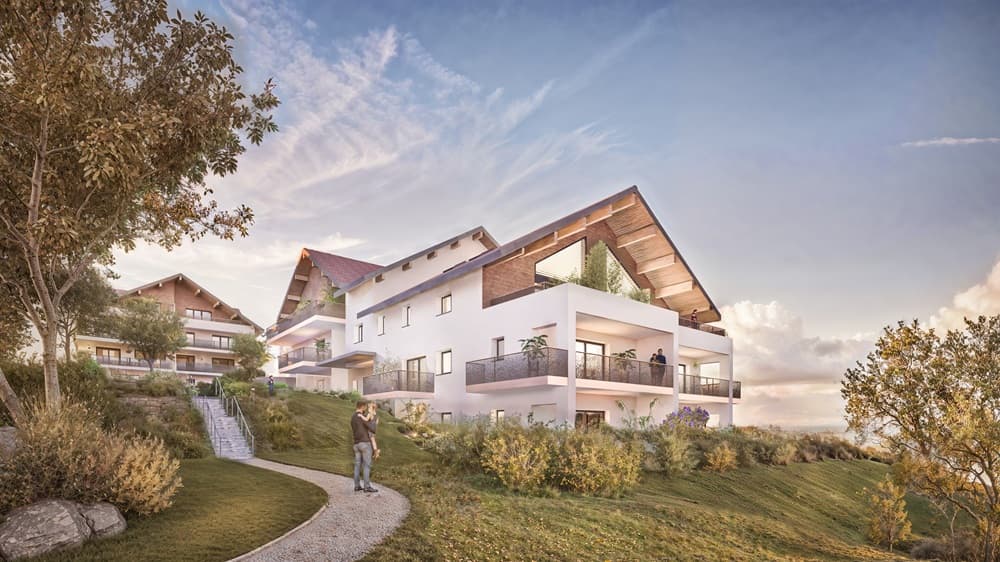 Poisy — Située au cœur de Poisy, cette nouvelle résidence séduit par une architecture contemporaine et épuré... — Miniature 6