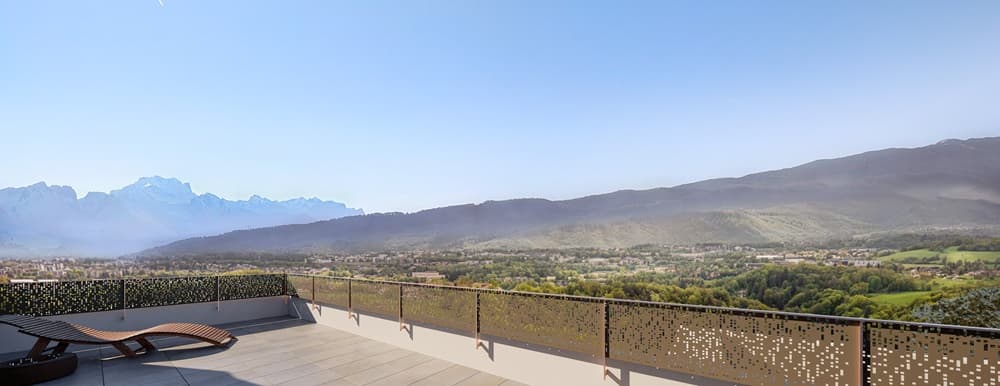 Poisy — Située au cœur de Poisy, cette nouvelle résidence séduit par une architecture contemporaine et épuré... — Miniature 7