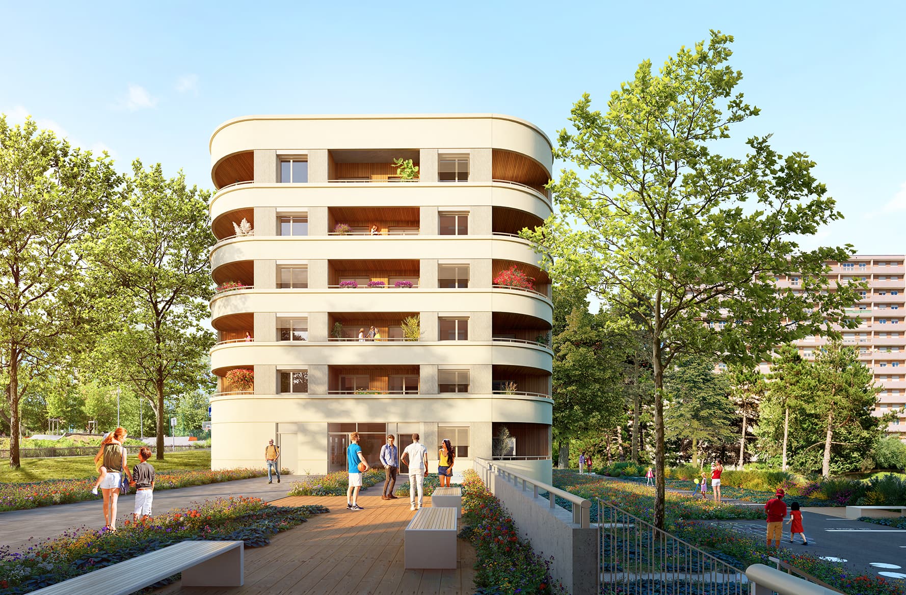 Rillieux-la-Pape — Située au cœur d’un environnement urbain dynamique, cette nouvelle réalisation propose une sélection... — Miniature 4