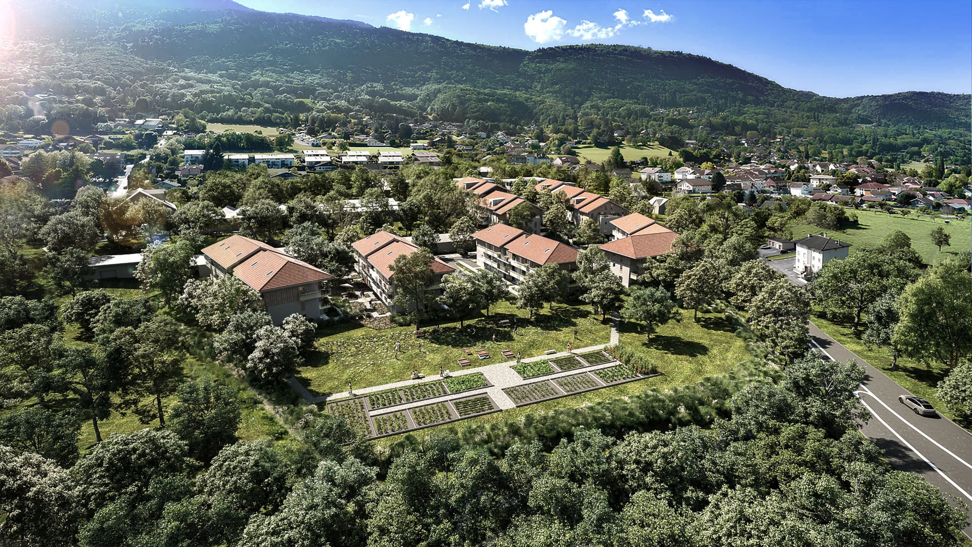 Saint-Cergues — Située à Saint-Cergues, à proximité immédiate de la frontière suisse, cette nouvelle résidence se di... — Miniature 2
