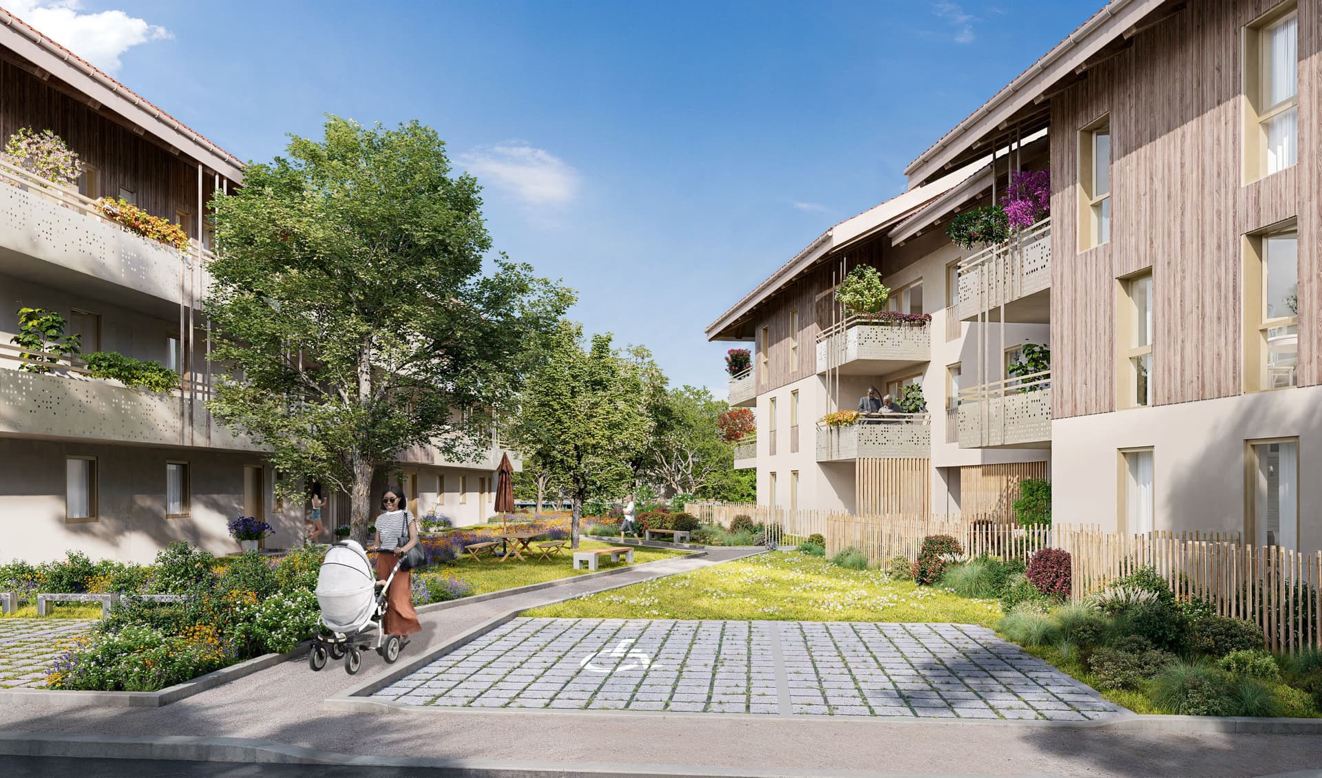 Saint-Cergues — Située à Saint-Cergues, à proximité immédiate de la frontière suisse, cette nouvelle résidence se di... — Miniature 3