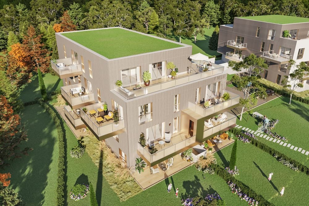 Mittelhausbergen — Situées à Mittelhausbergen, deux résidences à l’architecture contemporaine proposent un ensemble de ... — Miniature 4